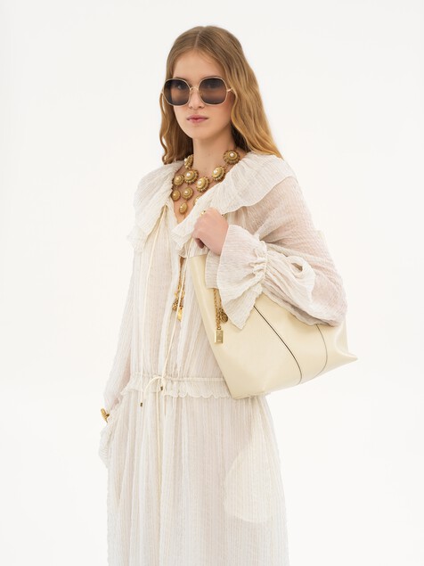 Chloé Spin tote bag in grained leather