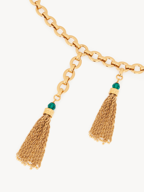 The Chloé Pompoms belt