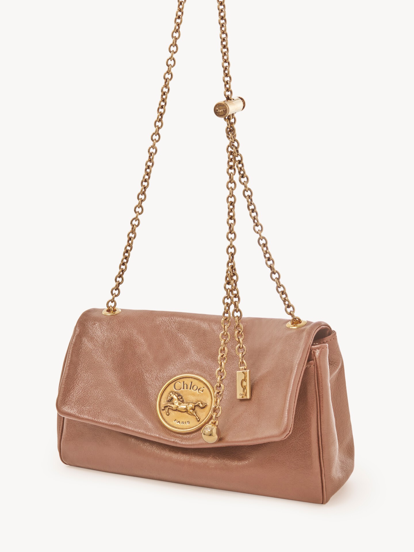 Chloé Heritage shoulder bag in grained leather - 5