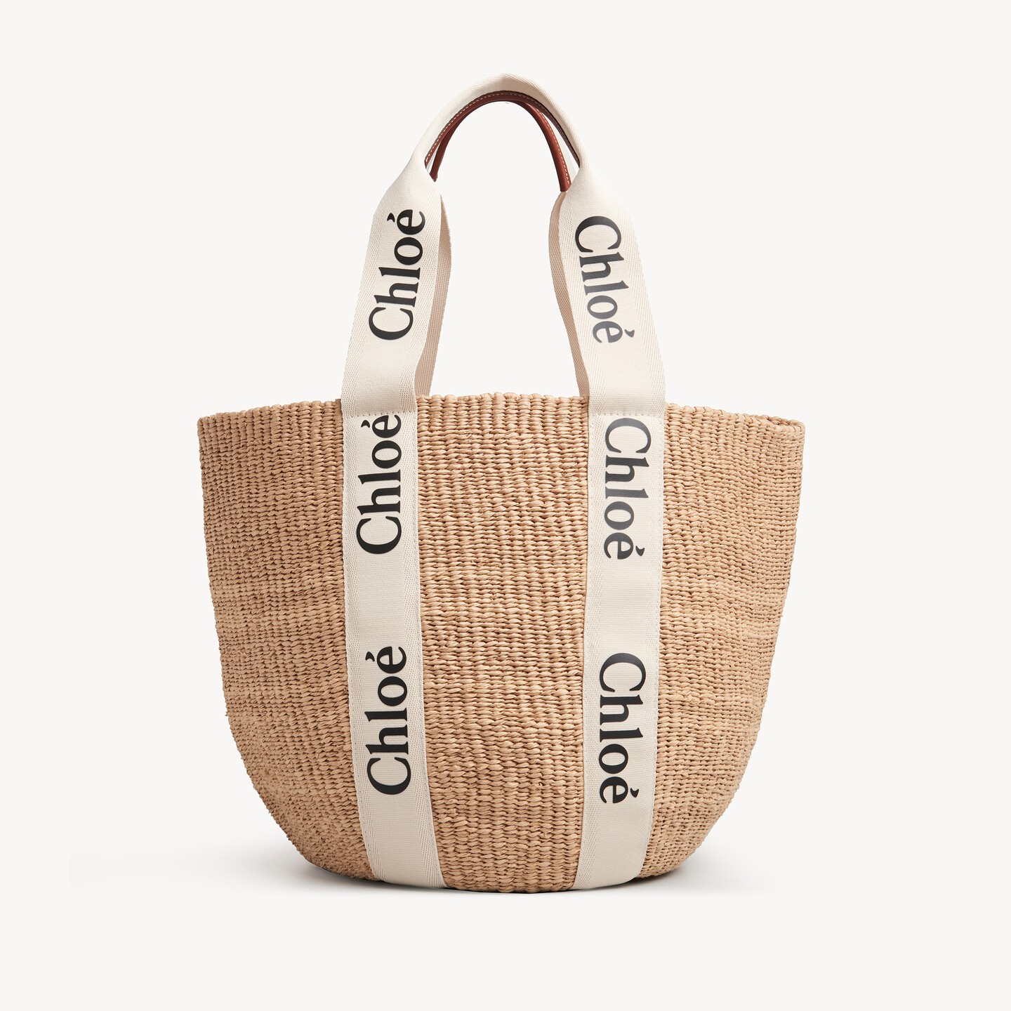 Large Woody basket in natural fibers - 12