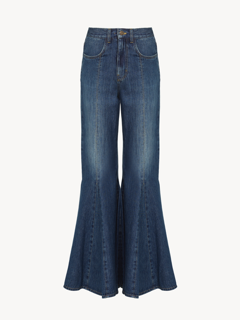 KUT3Fluid flare jeans in denim