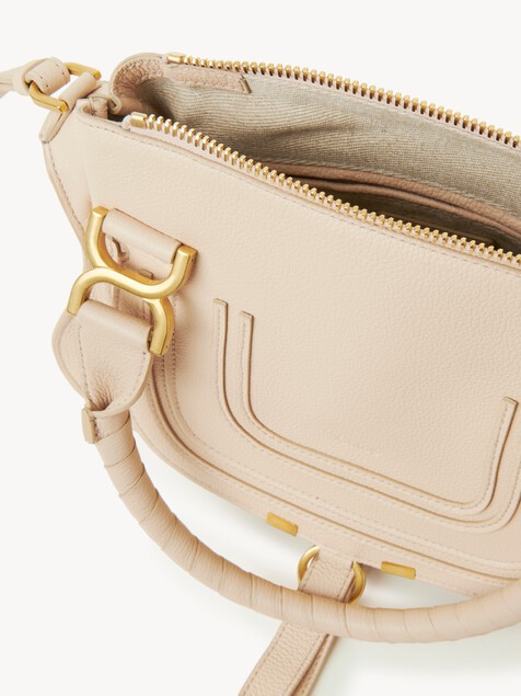 Small Marcie bag in grained leather