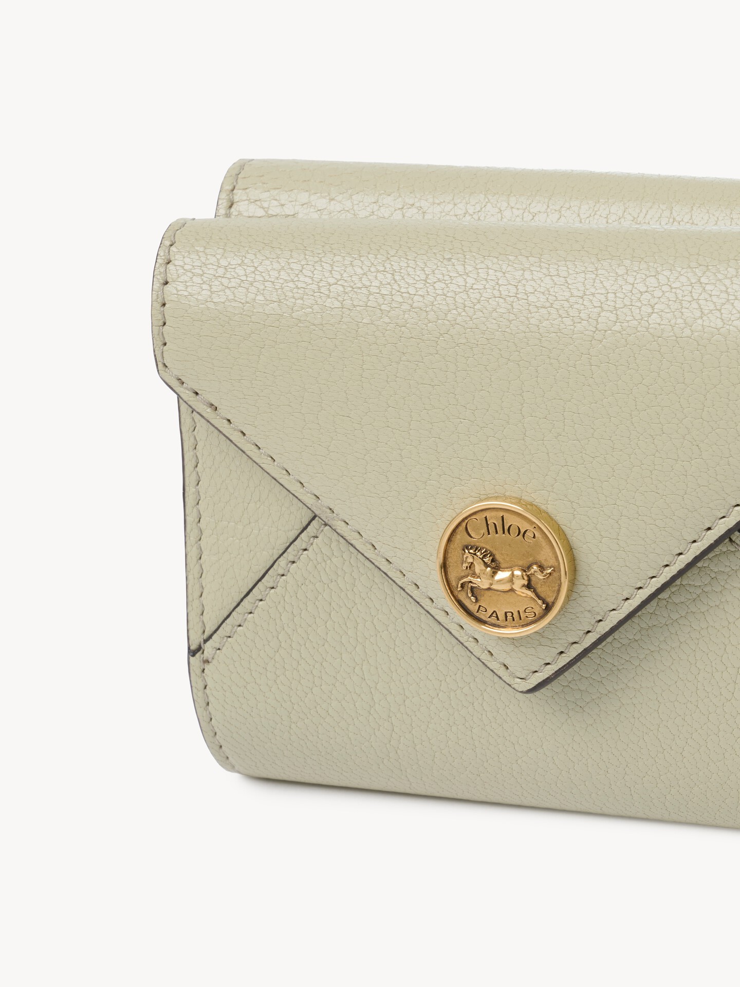 Small Envelope tri-fold in grained leather - 6