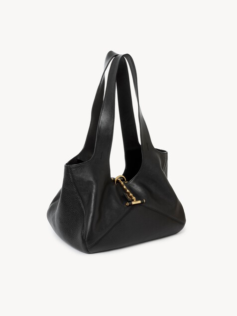 Chlo&eacute; Balloon east-west tote bag in grained leather