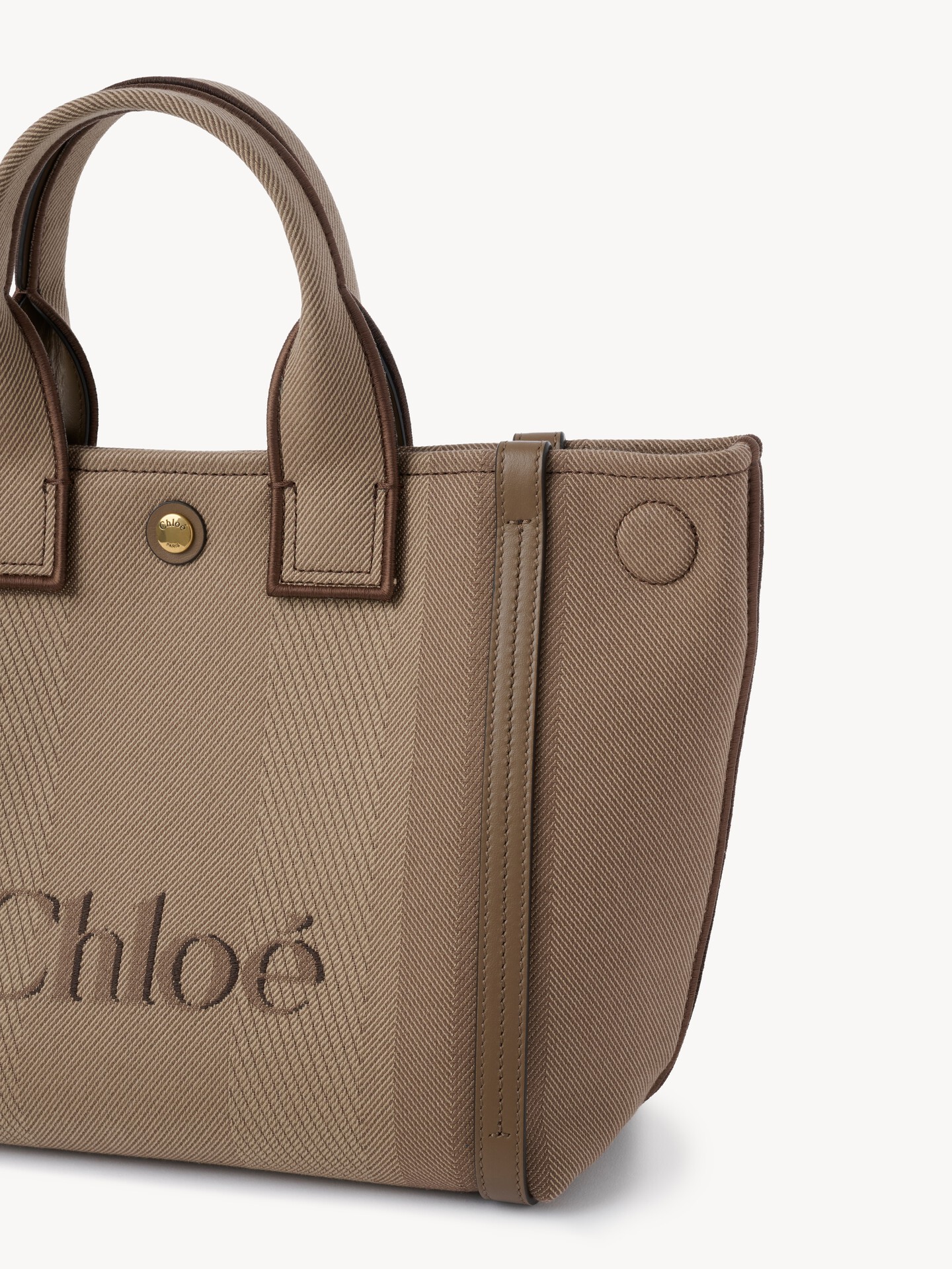 Small Chlo&eacute; Carry tote bag in canvas - 7