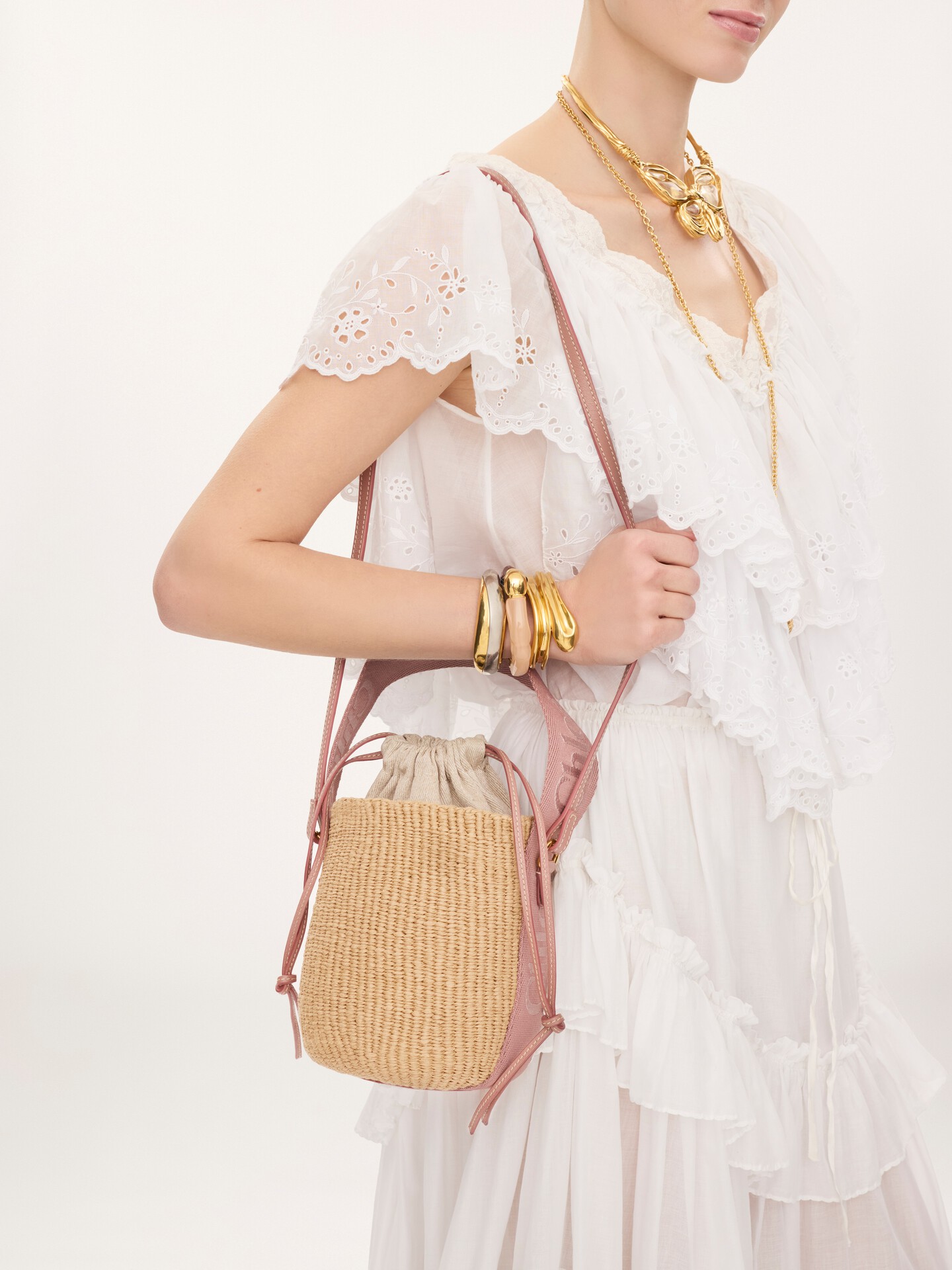 Small Woody basket in natural fibres - 3