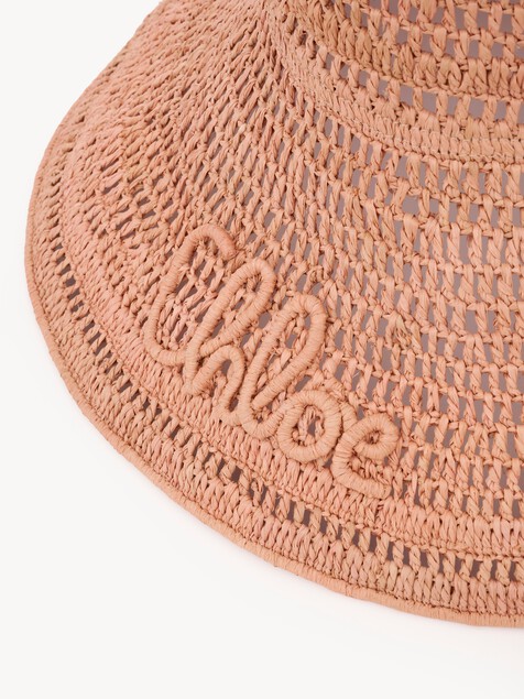 The Chlo&eacute; Raffia capeline hat