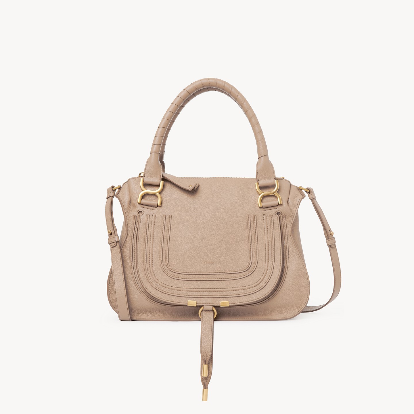 Small Marcie bag in grained leather - 7