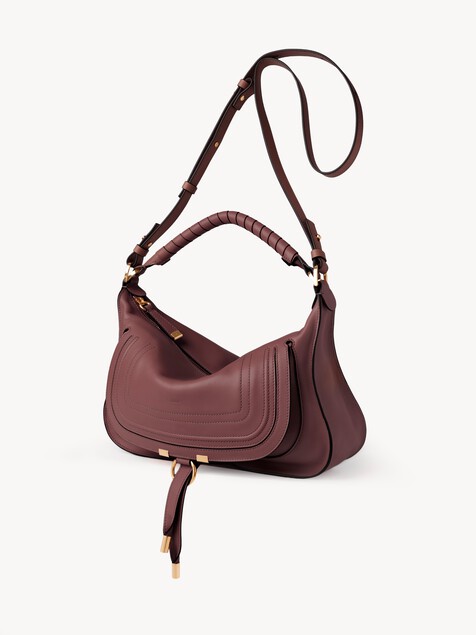 Small Marcie shoulder bag in soft leather