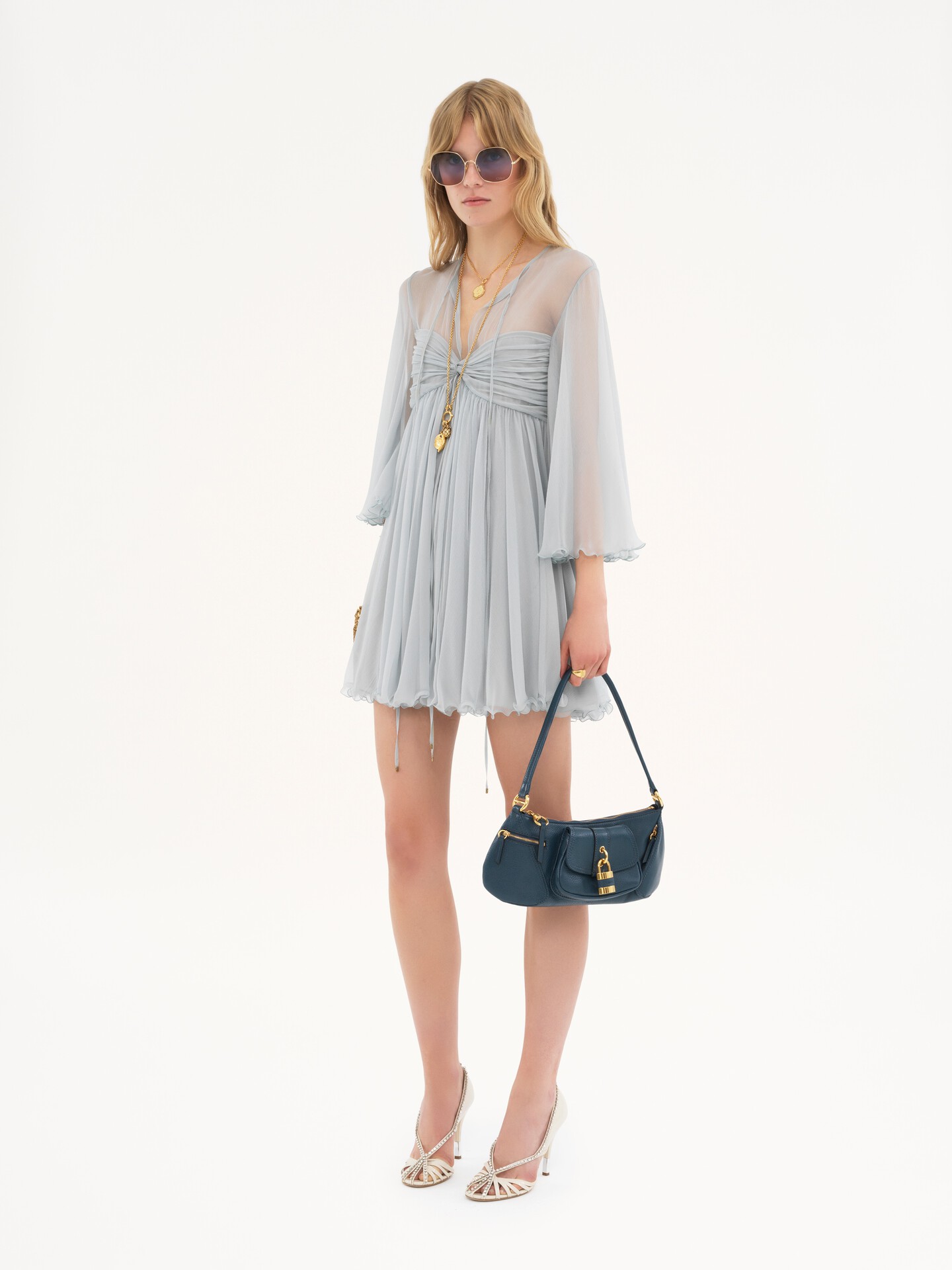 The 99 shoulder bag in grained leather - 8