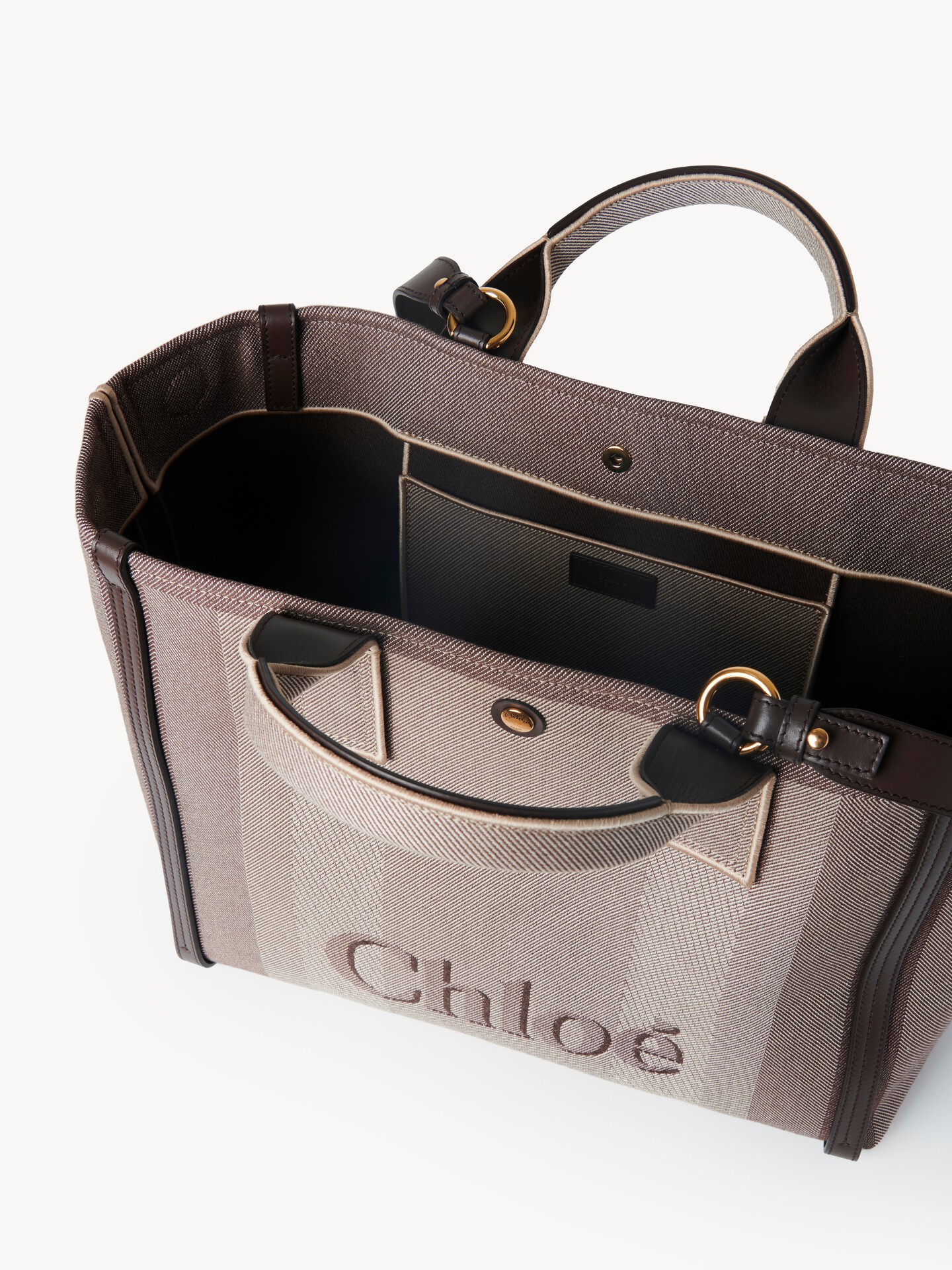 Chlo&eacute; Carry tote bag in canvas - 3
