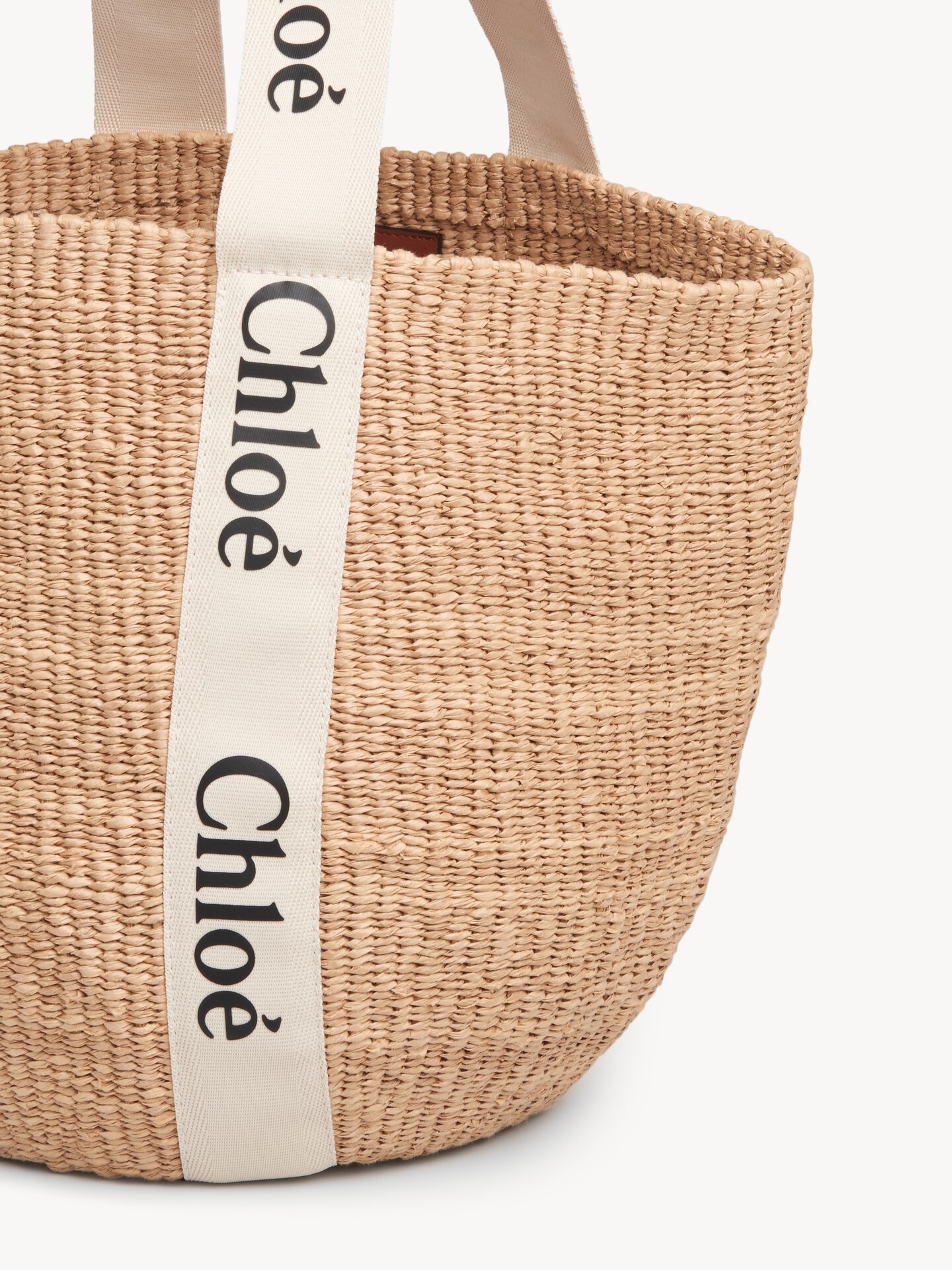 Large Woody basket in natural fibers - 9