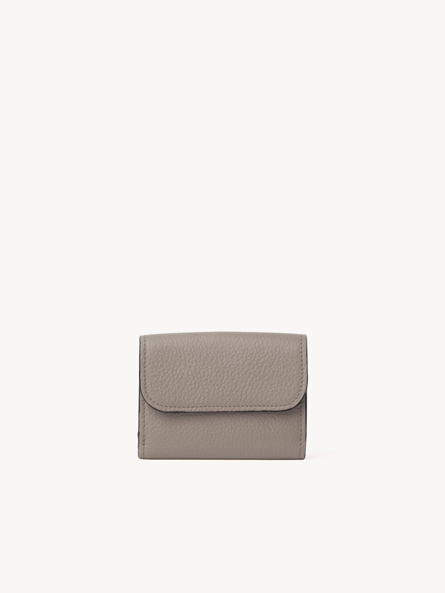 Mini Alphabet tri-fold in grained leather - 4