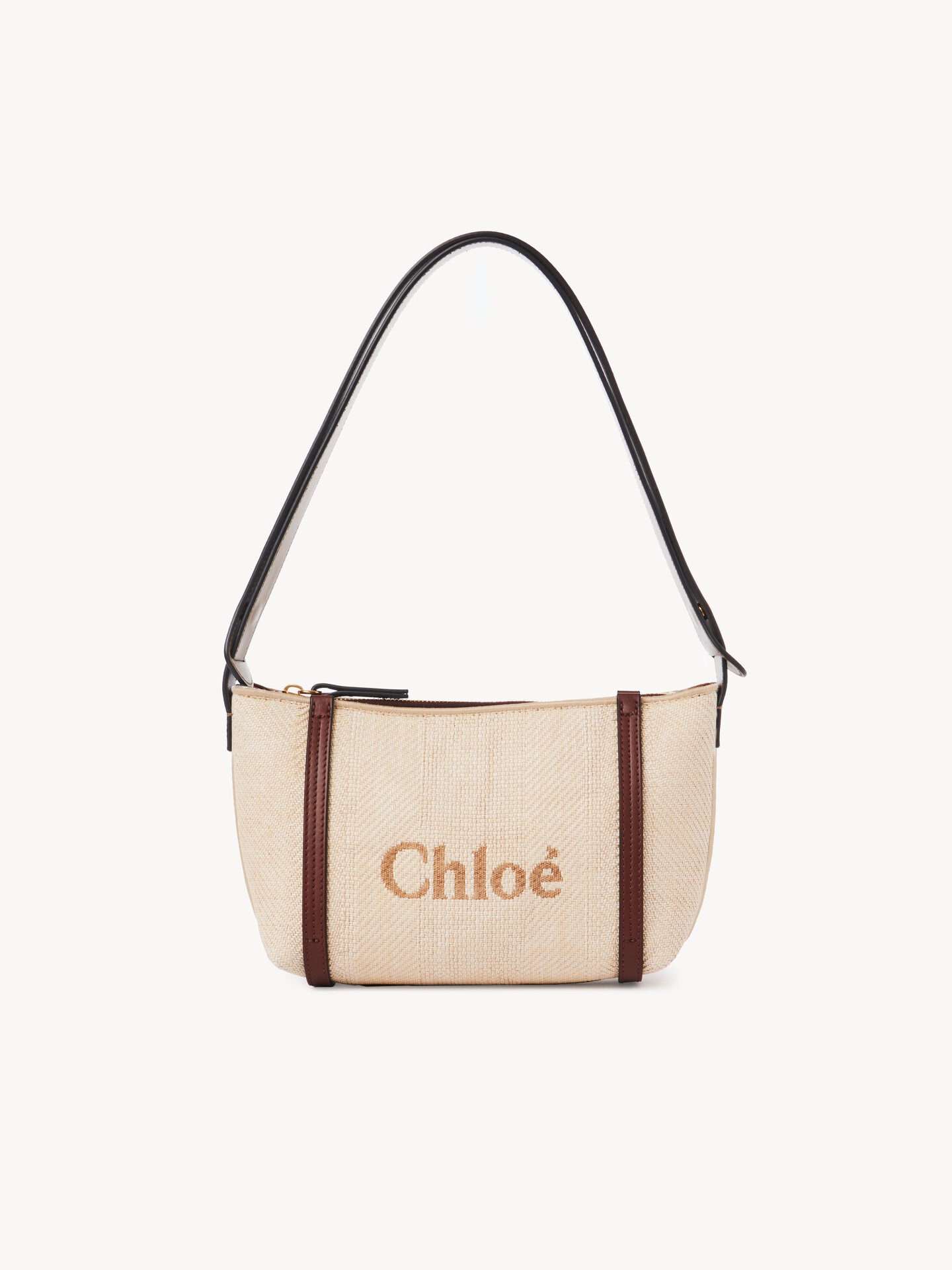 Chlo&eacute; Carry shoulder bag in raffia - 1