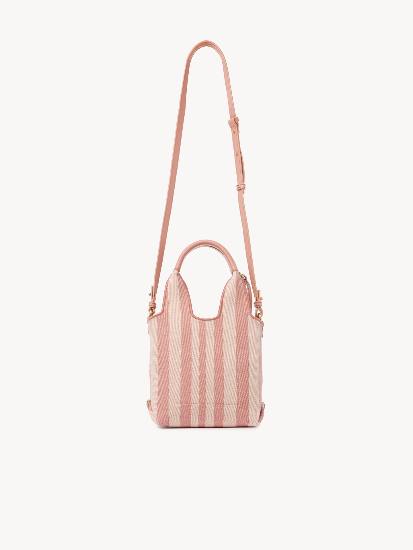 Mini Chlo&eacute; Stripy tote bag in jacquard - 5