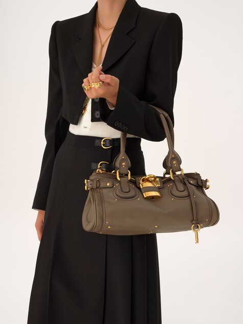 Paddington bag in grained leather