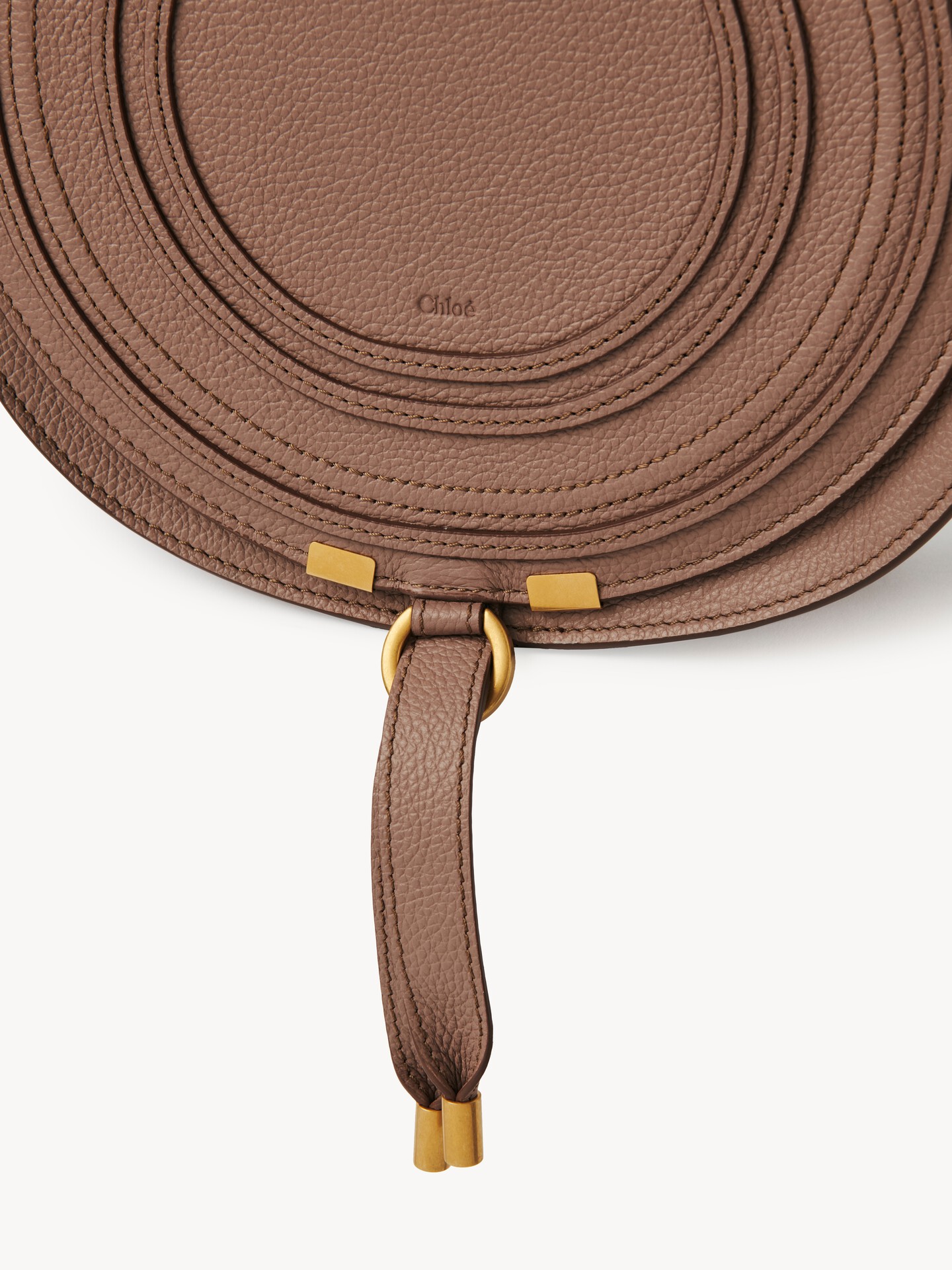 Marcie saddle bag in grained leather - 5