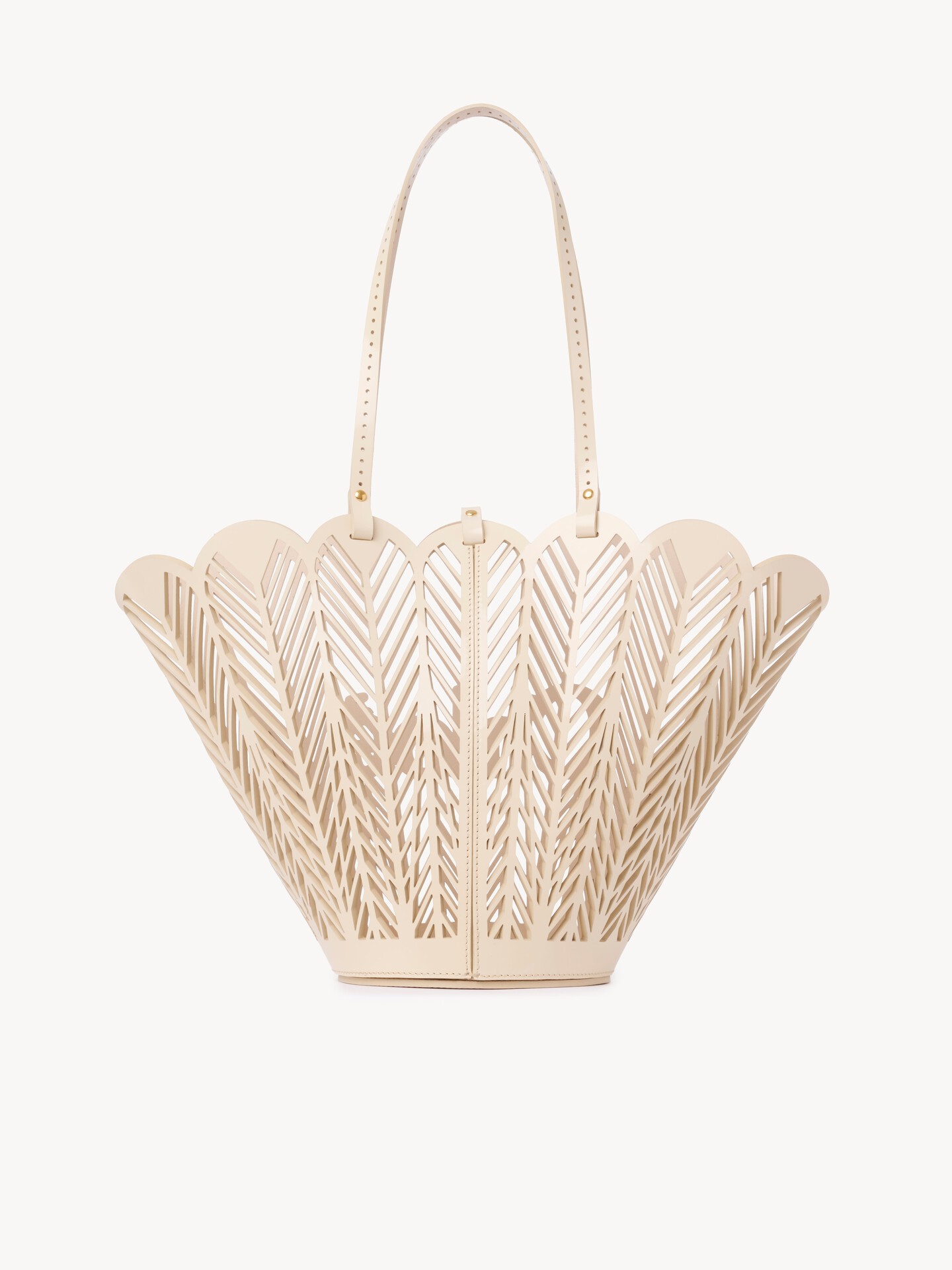 Chlo&eacute; Soleil basket bag in patent calfskin - 5