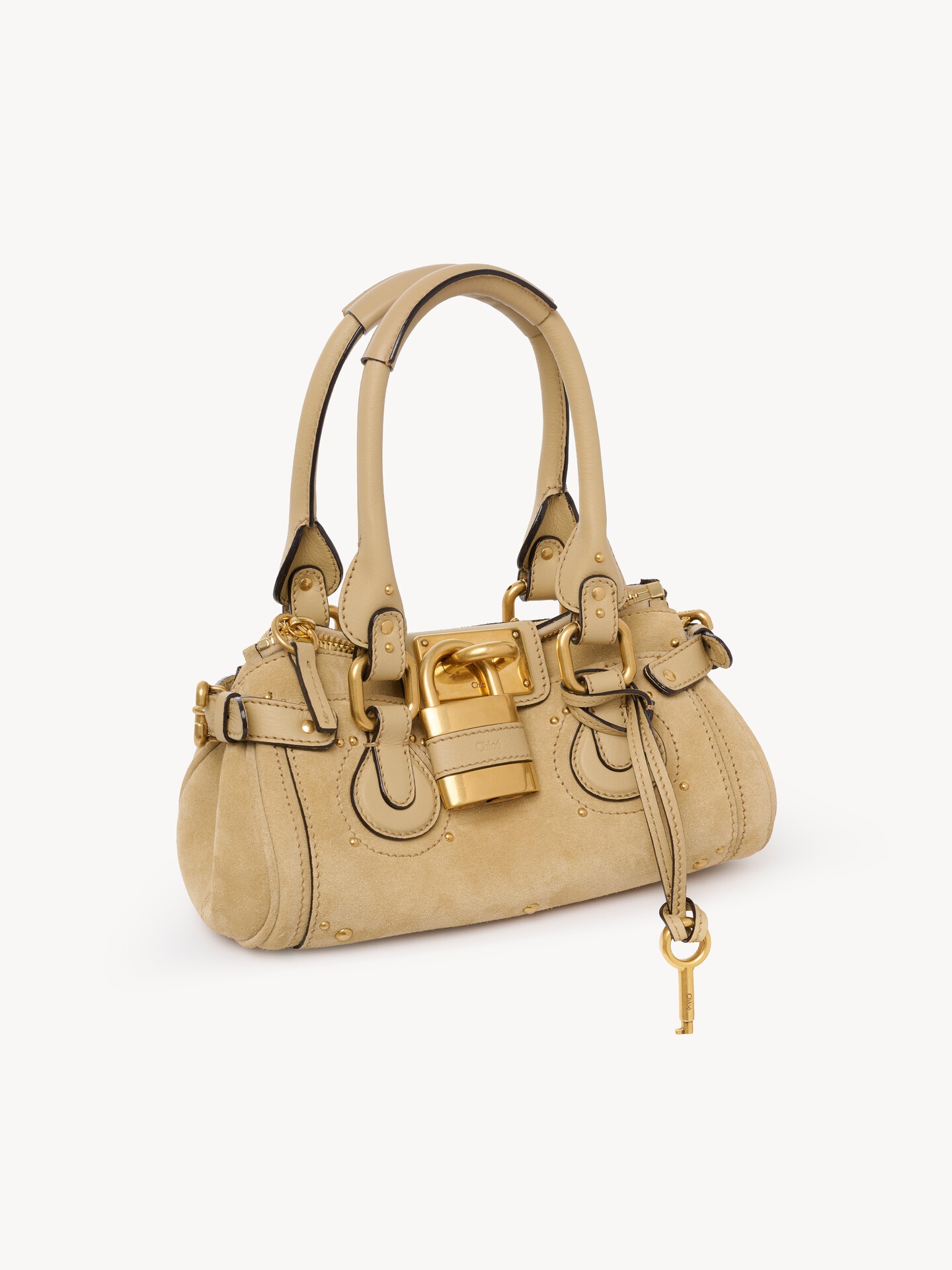 Small Paddington bag in suede leather - 3