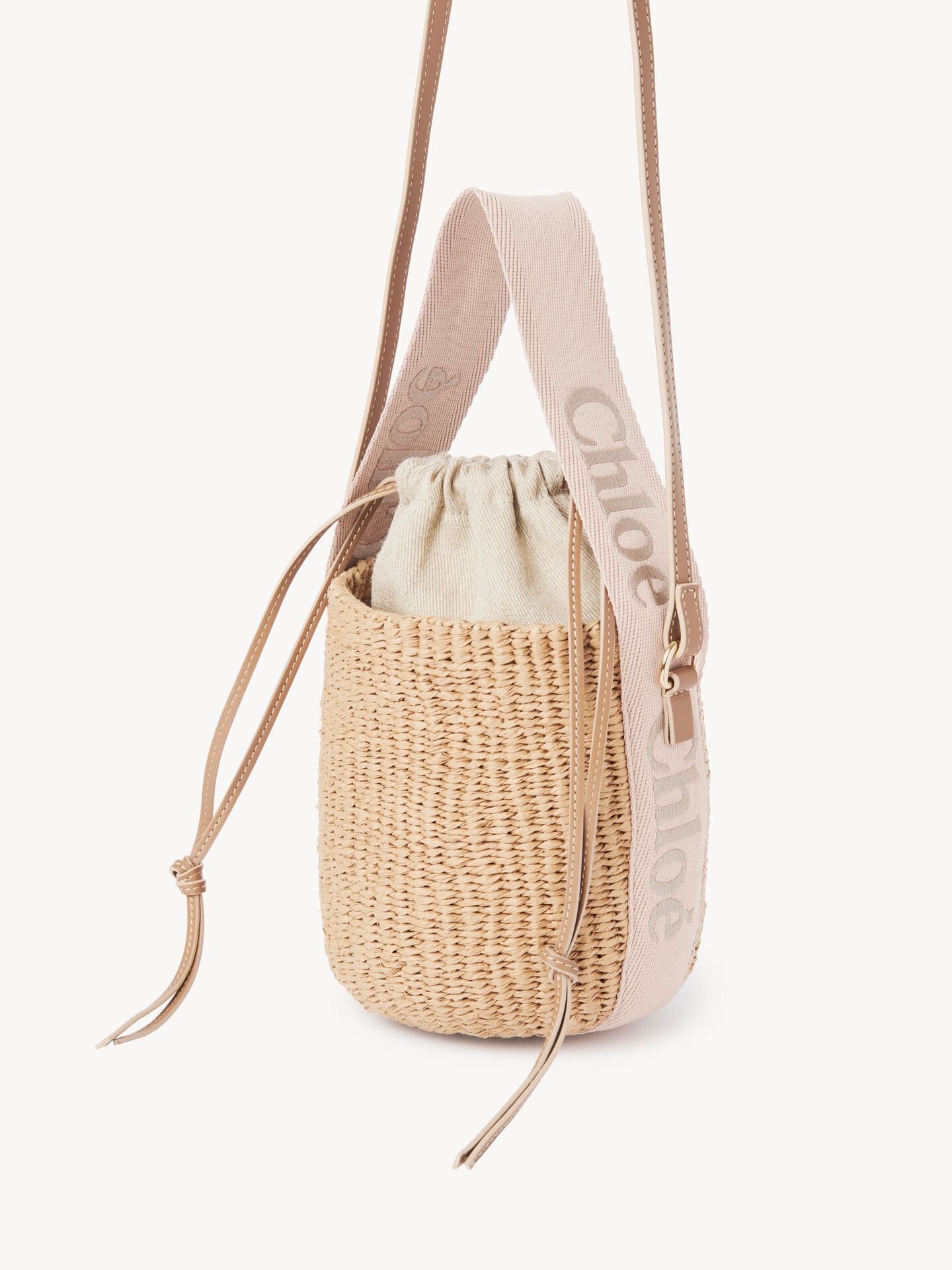 Small Woody tote bag in natural fibres - 6