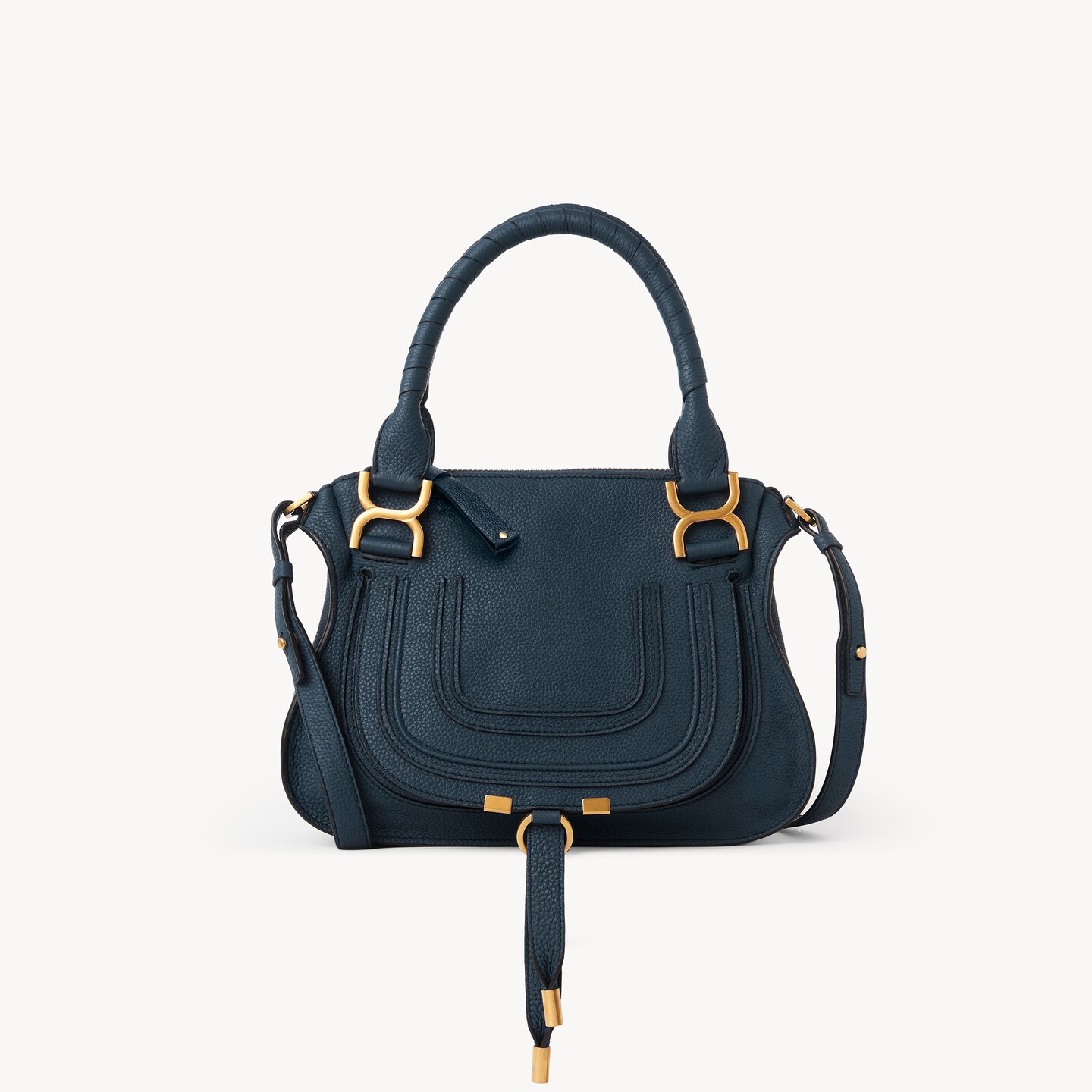 Small Marcie bag in grained leather - 6