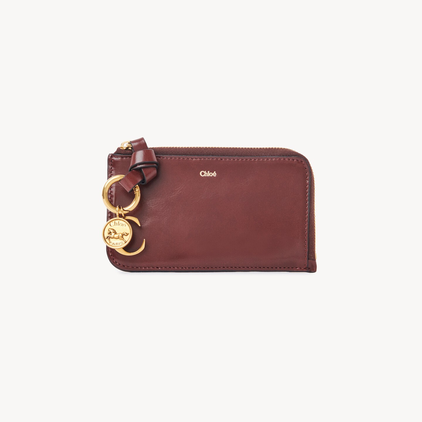 Alphabet wallet in shiny leather - 6