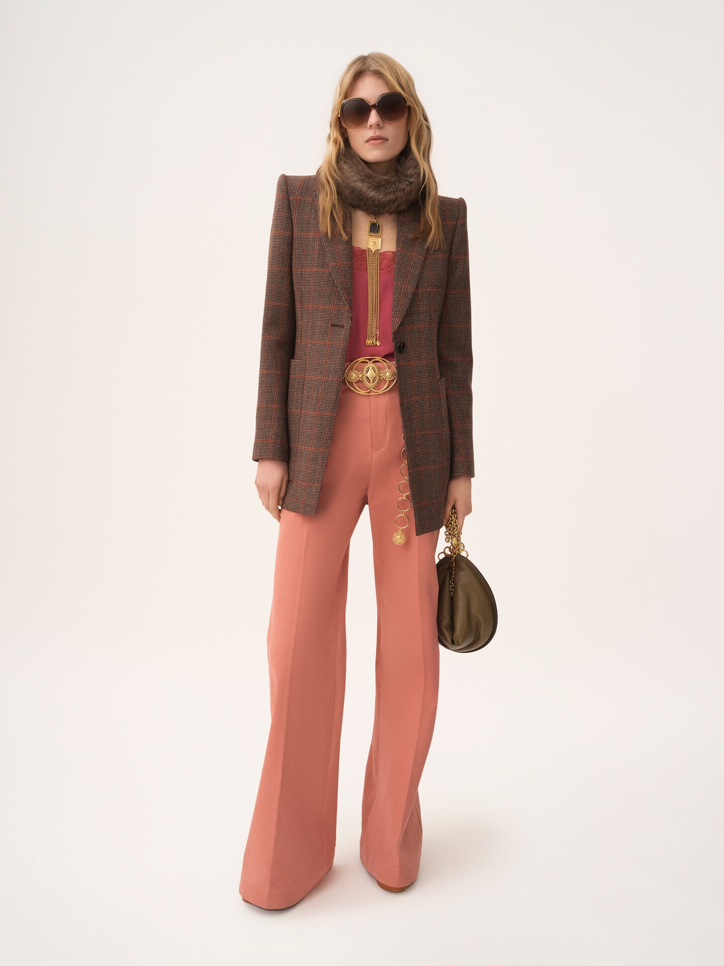 Tailored jacket in check wool - 3