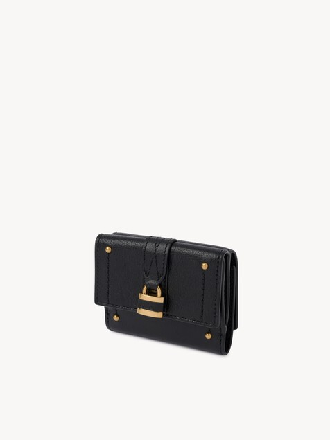 Mini Paddington tri-fold in grained leather