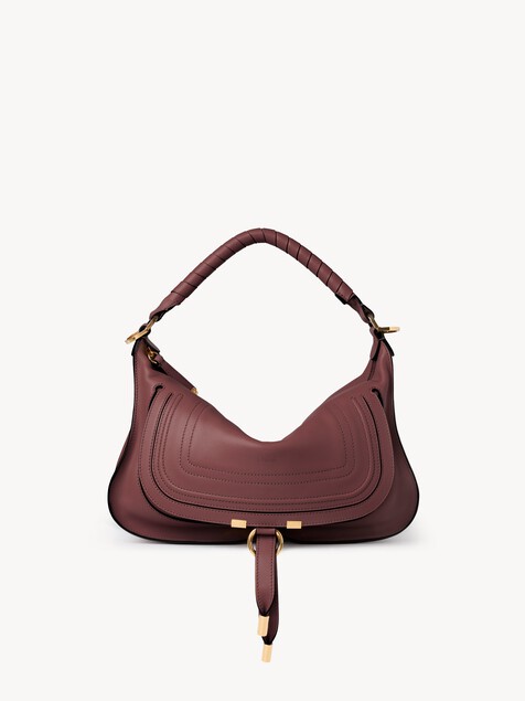 Small Marcie shoulder bag in soft leather