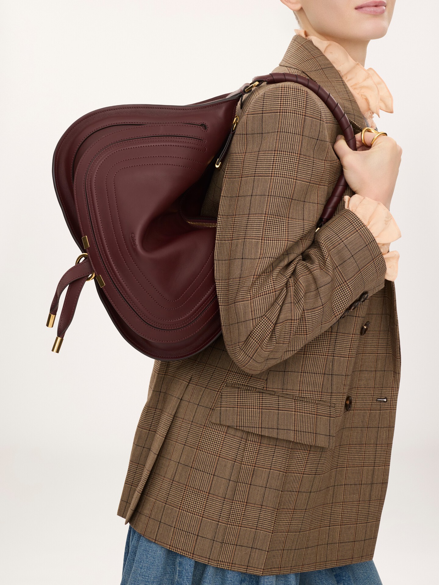 Marcie shoulder bag in soft leather - 3