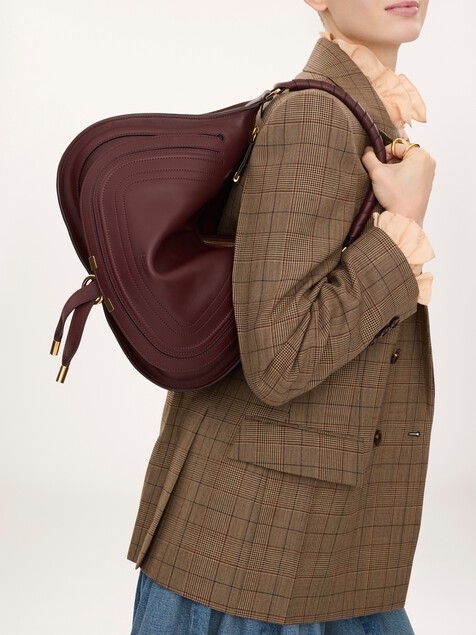 Marcie shoulder bag in soft leather