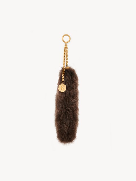 The Treasure Tails charm in shearling