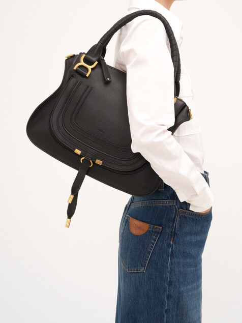 Marcie bag in grained leather