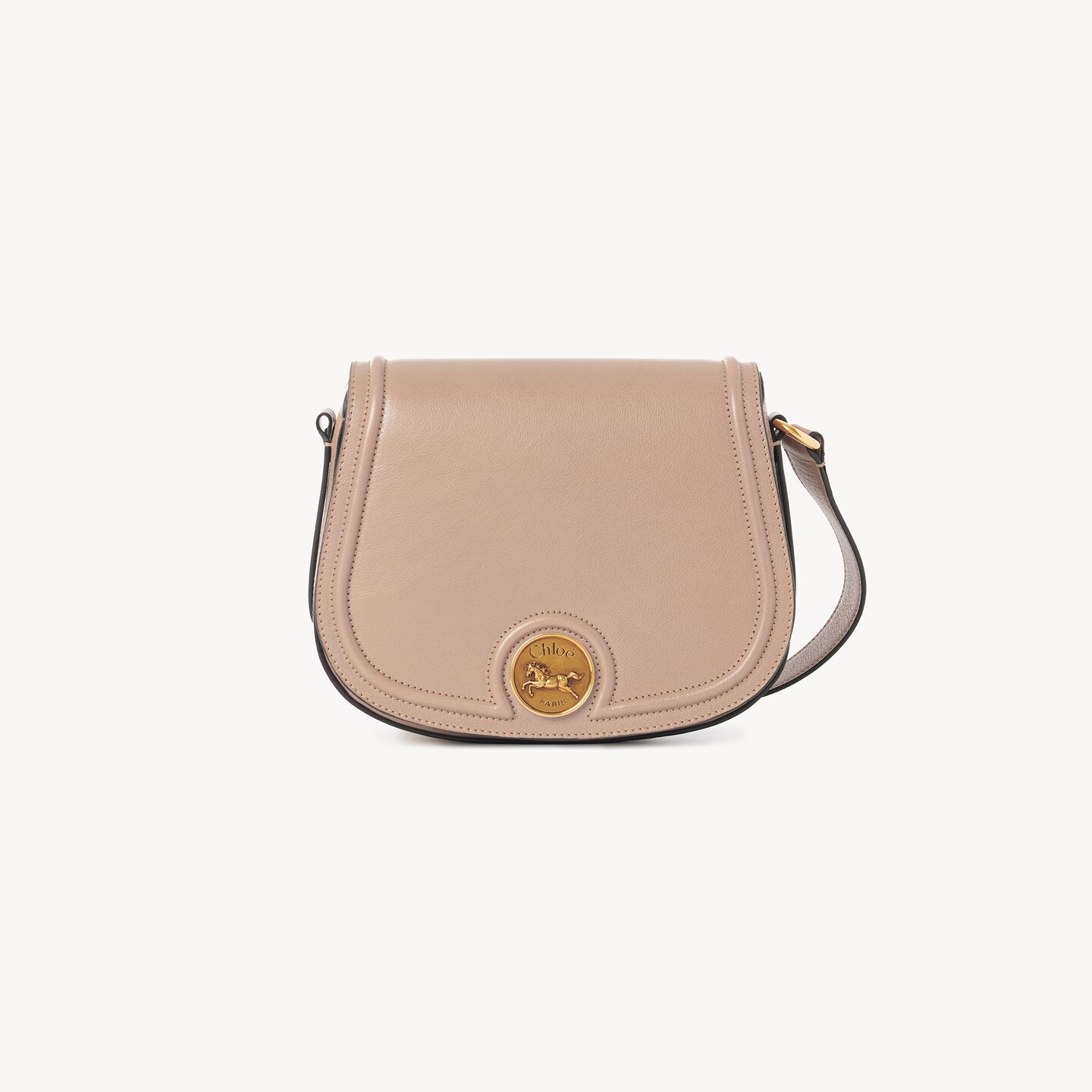 Horse Medal saddle bag in grained leather - 7