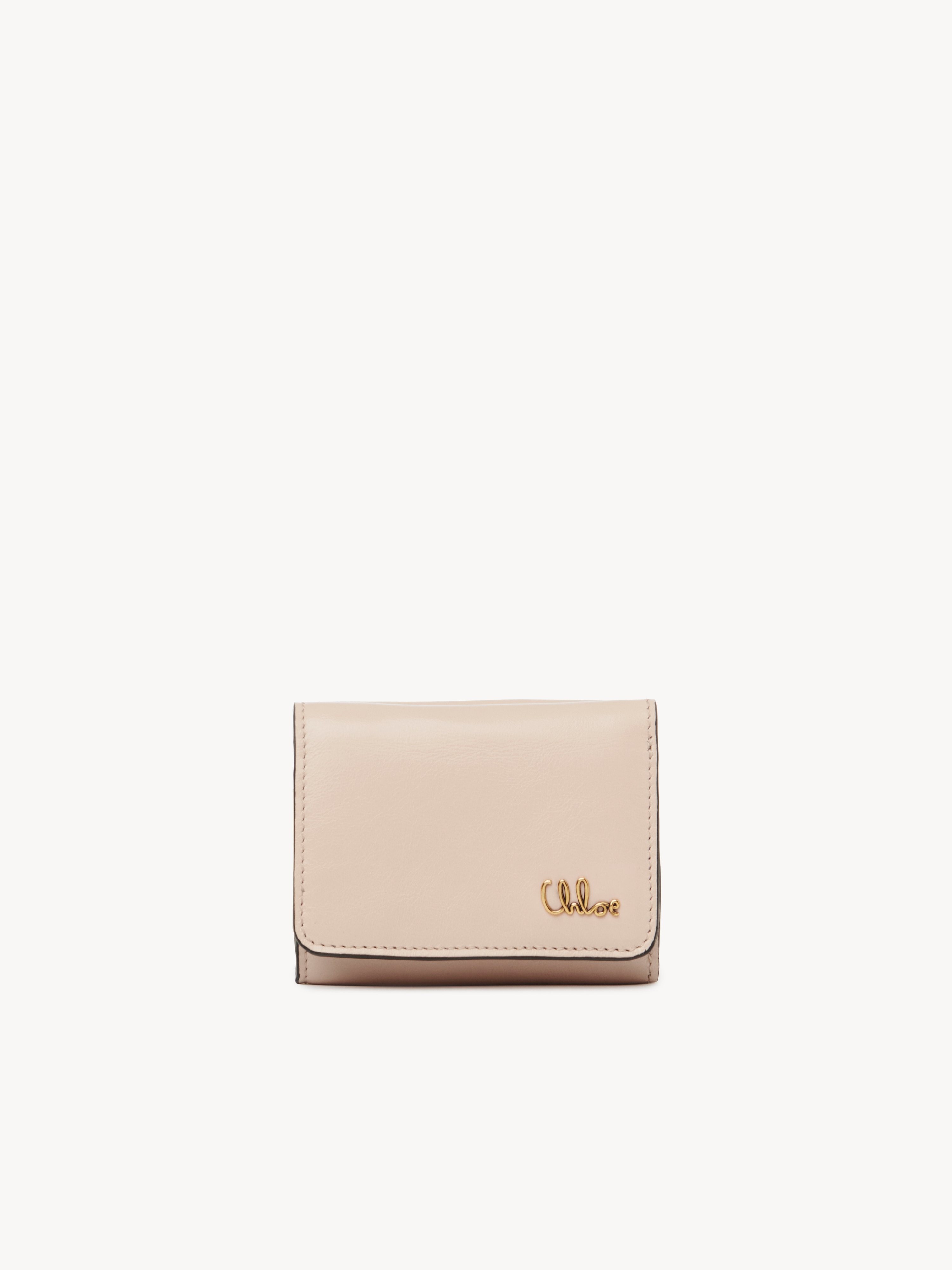 Small Chlo&eacute; Iconic purse with card slots in shiny leather - NaN