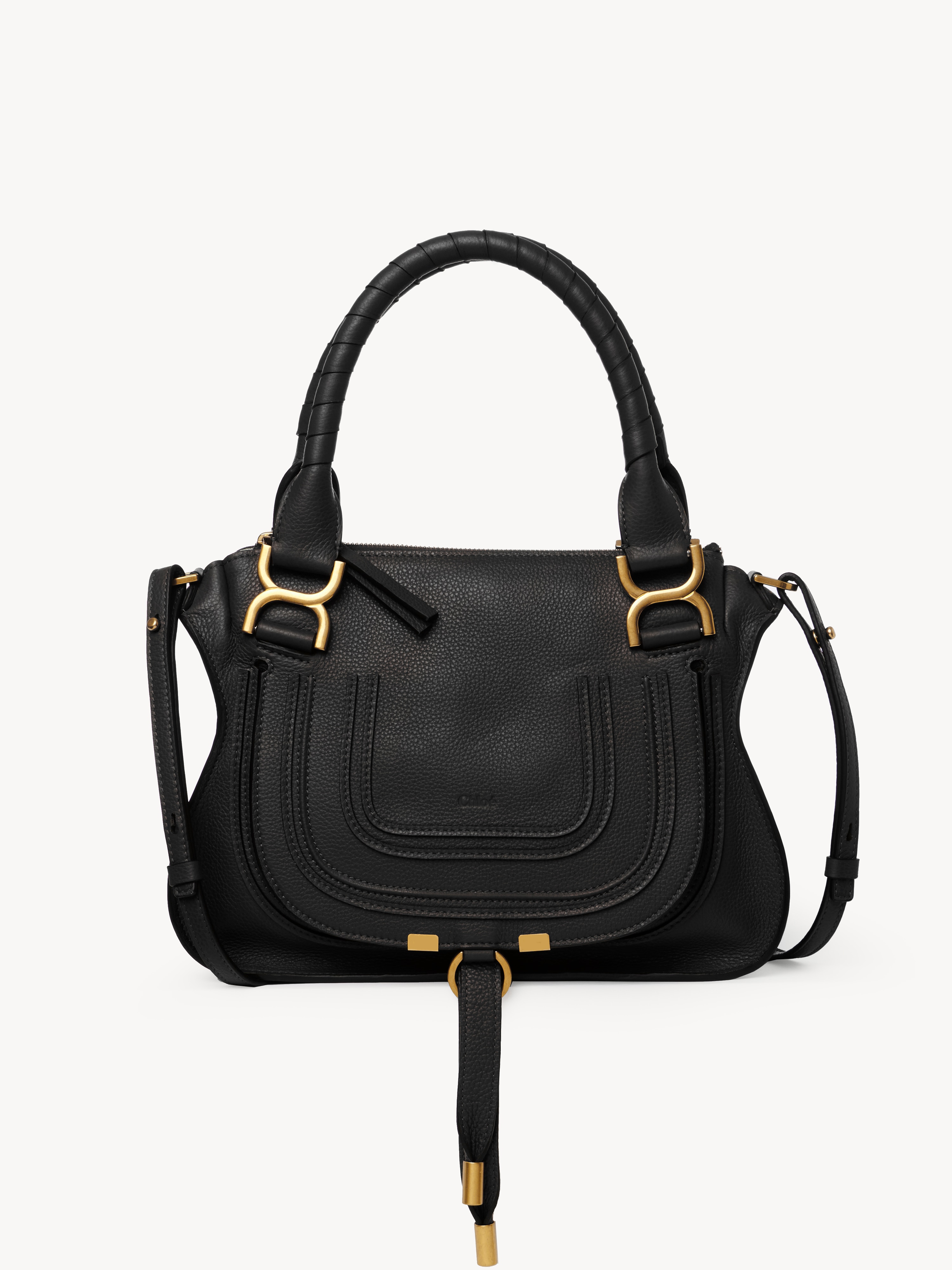 Small Marcie shoulder bag in soft leather - NaN