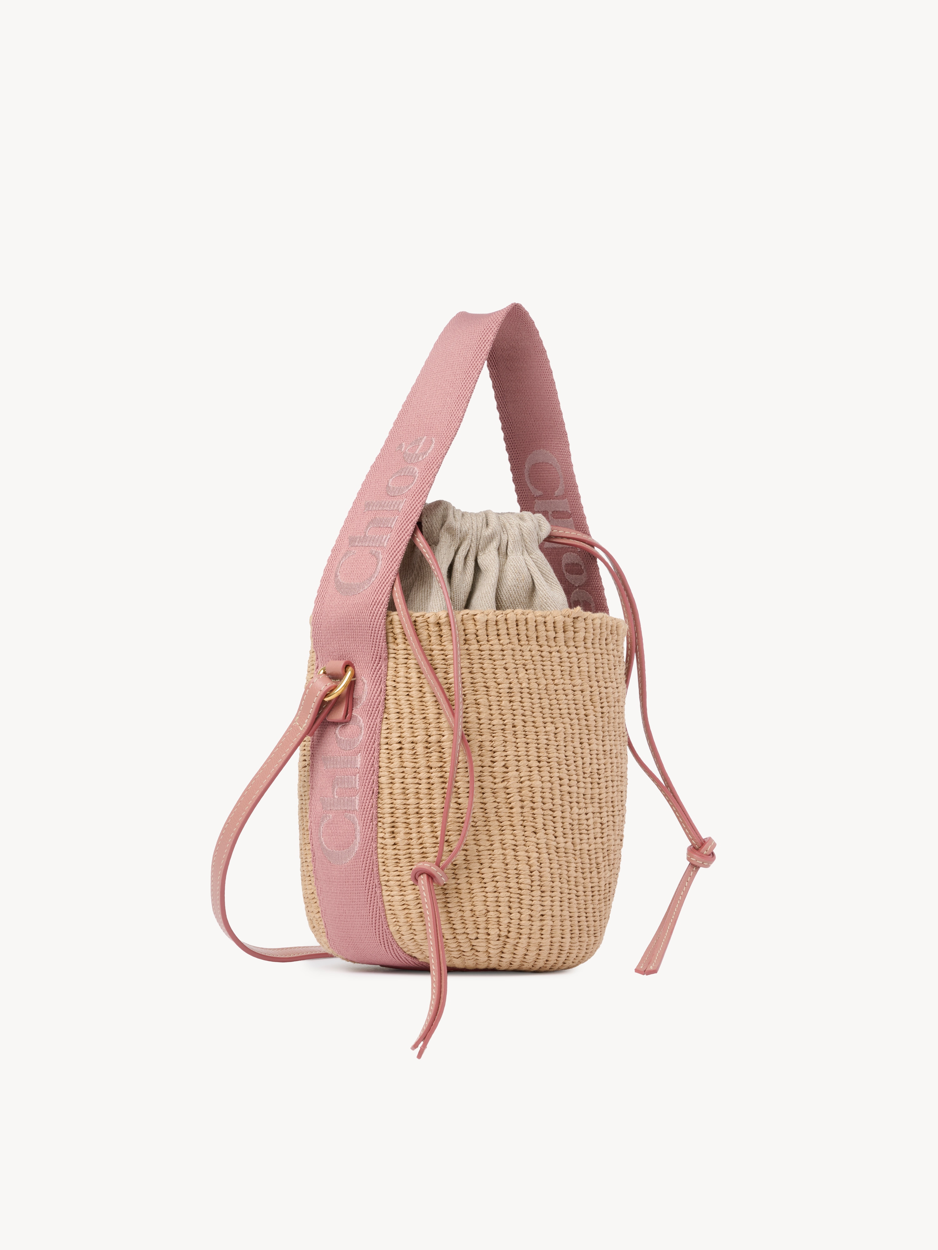 Large Woody basket in natural fibres - NaN