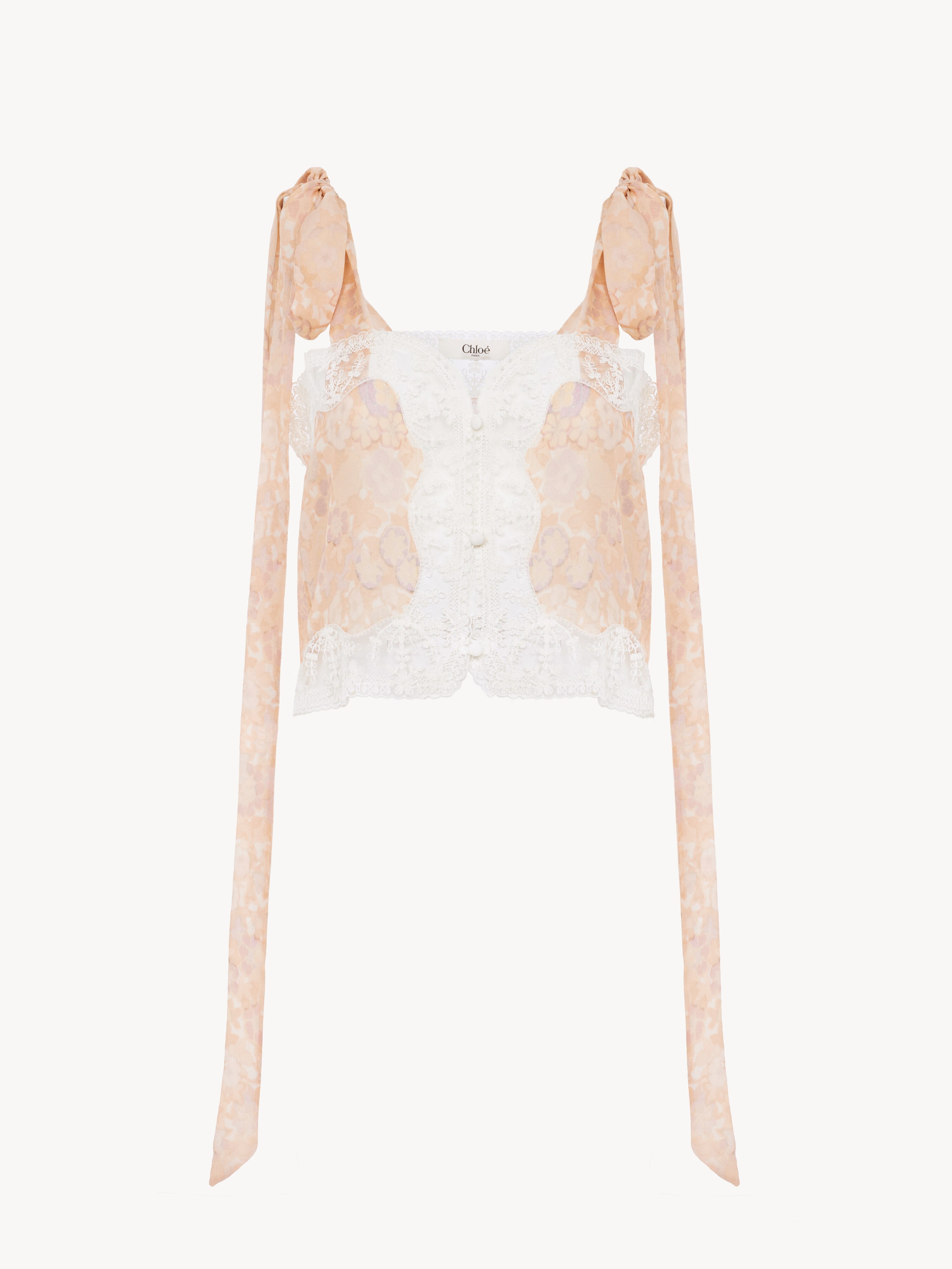 Mini bloomer shorts in silk charmeuse - NaN