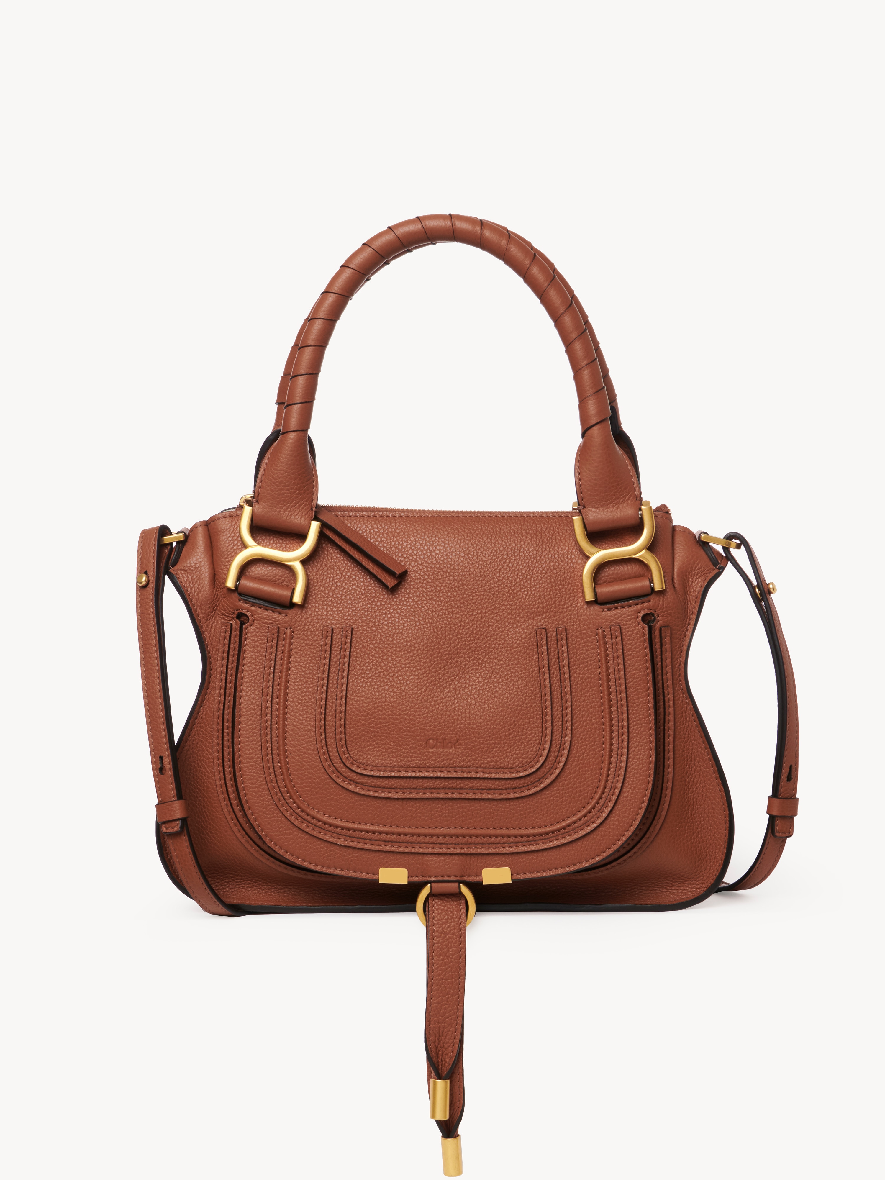 Small Marcie shoulder bag in soft leather - NaN