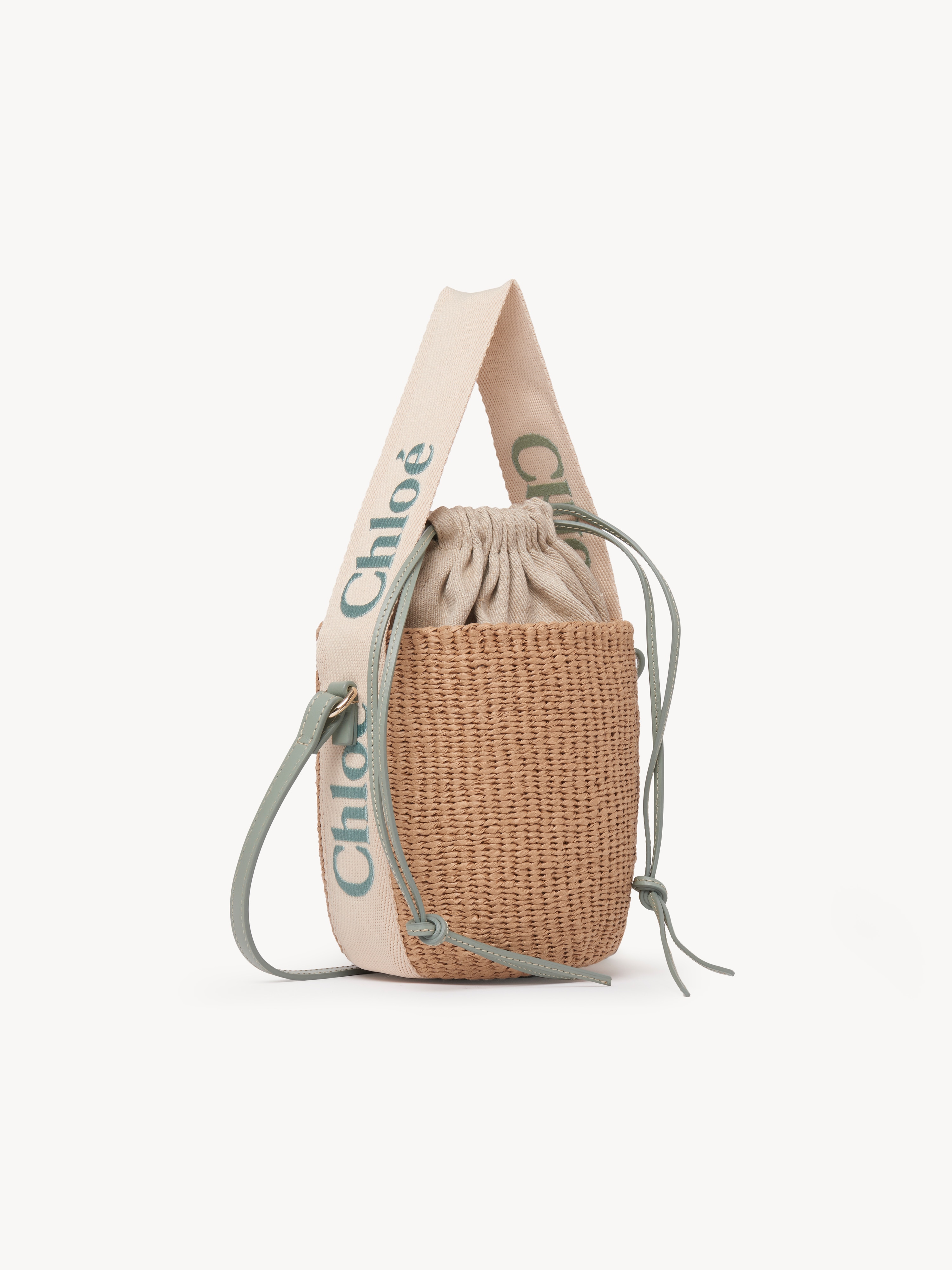 Large Woody basket in natural fibres - NaN