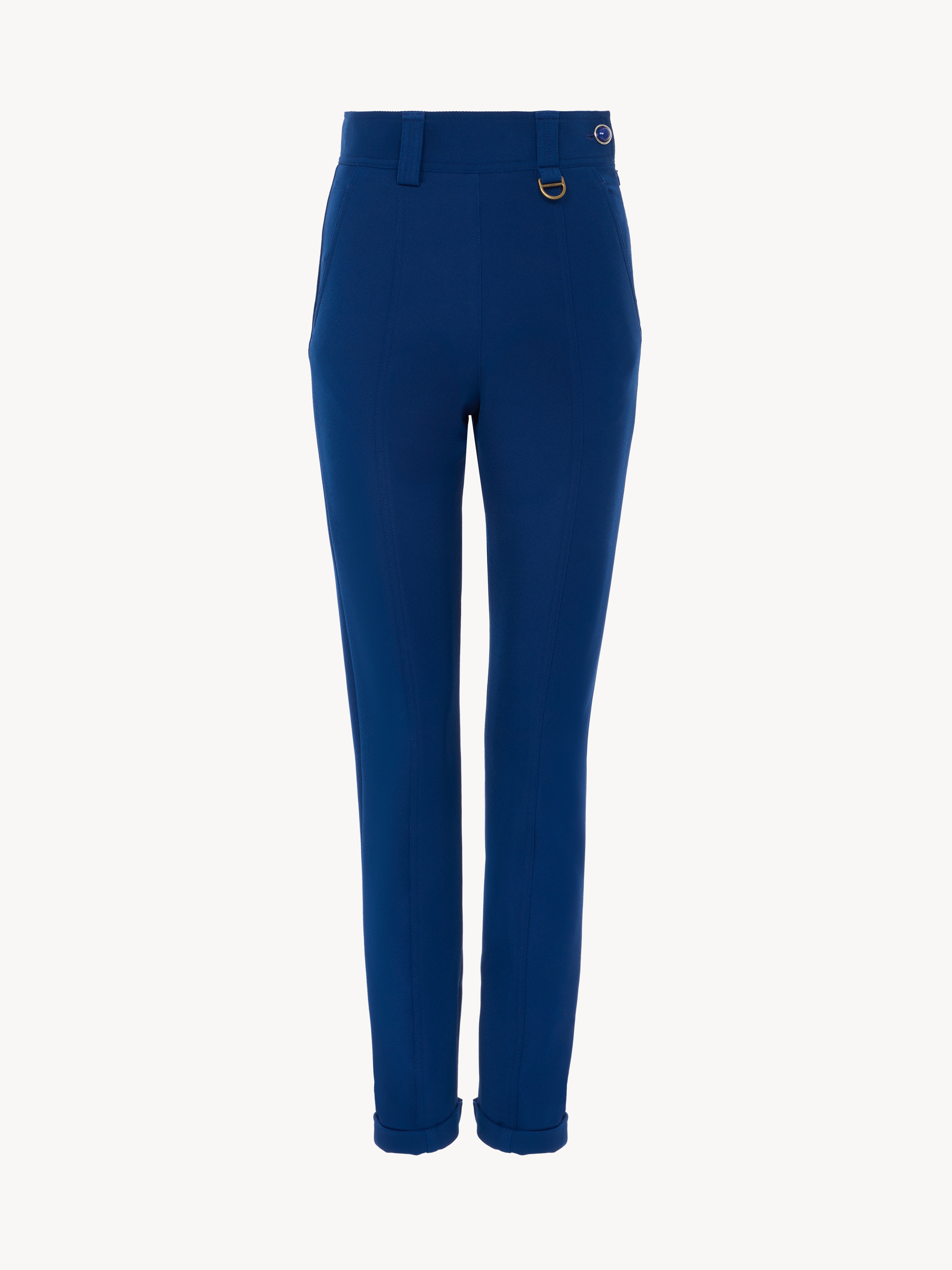 Gathered cropped top in cotton poplin - NaN