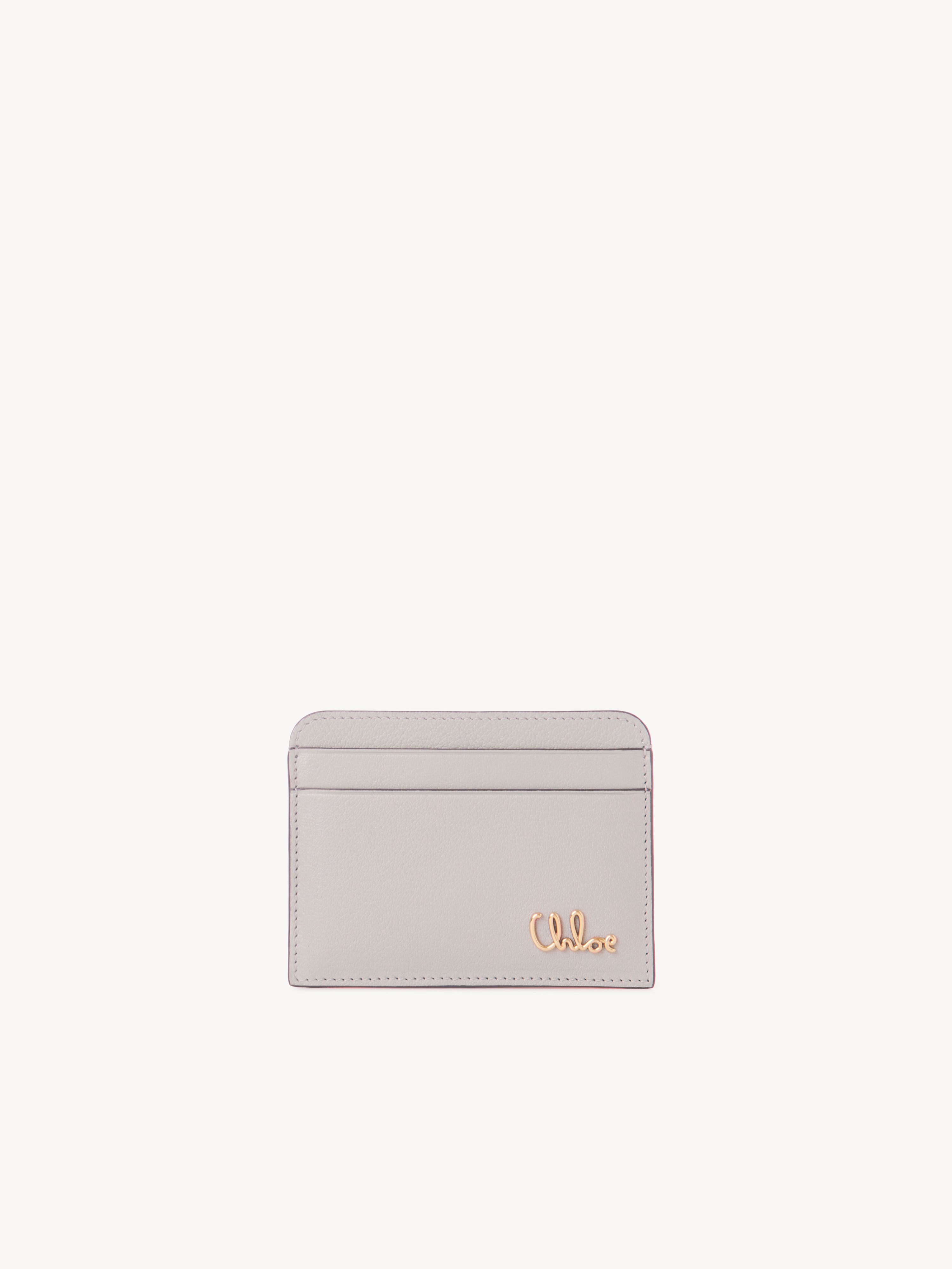 Small Chlo&eacute; Iconic tri-fold with coin pocket in grained leather - NaN