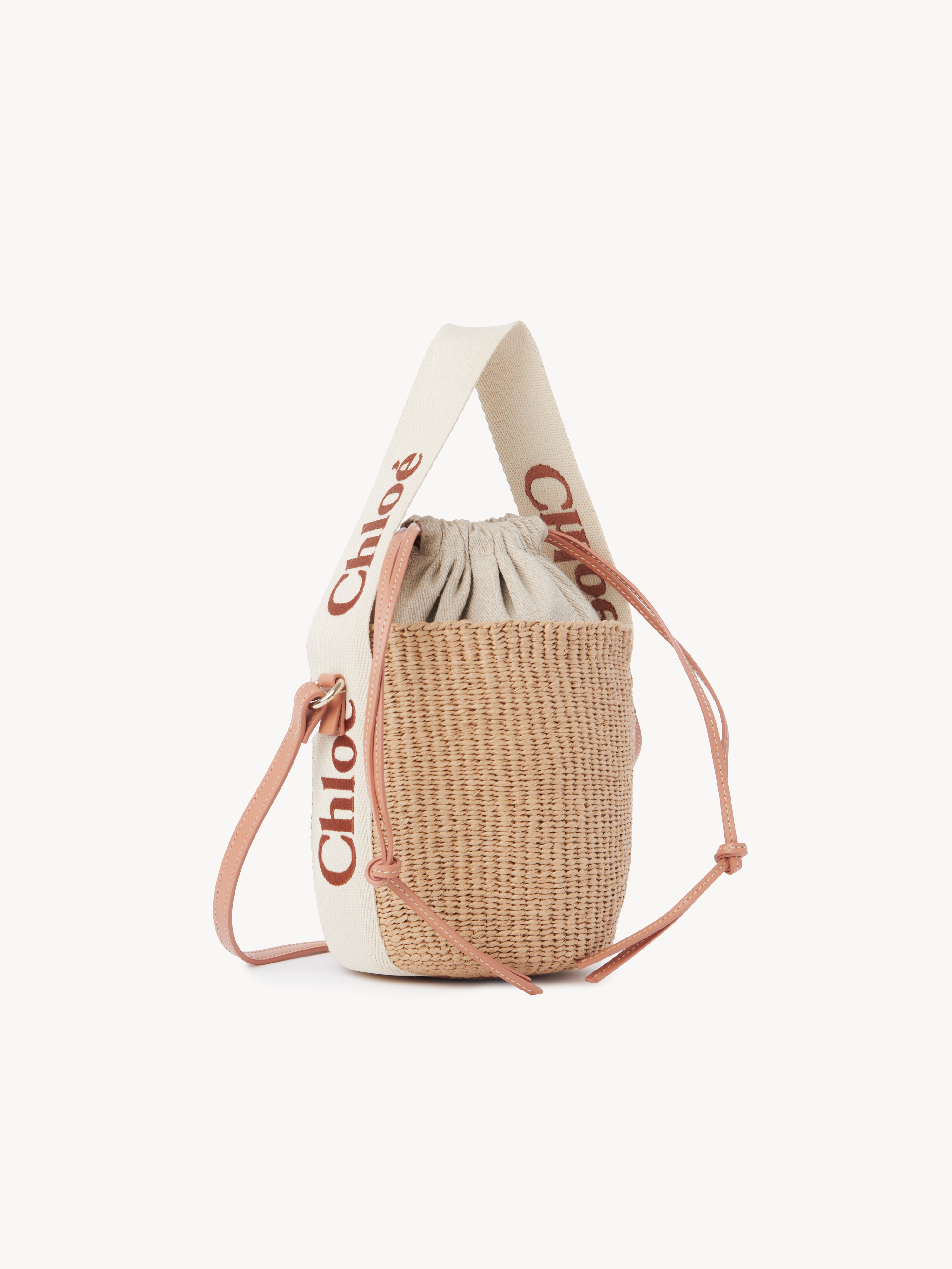 Large Woody basket in natural fibres - NaN