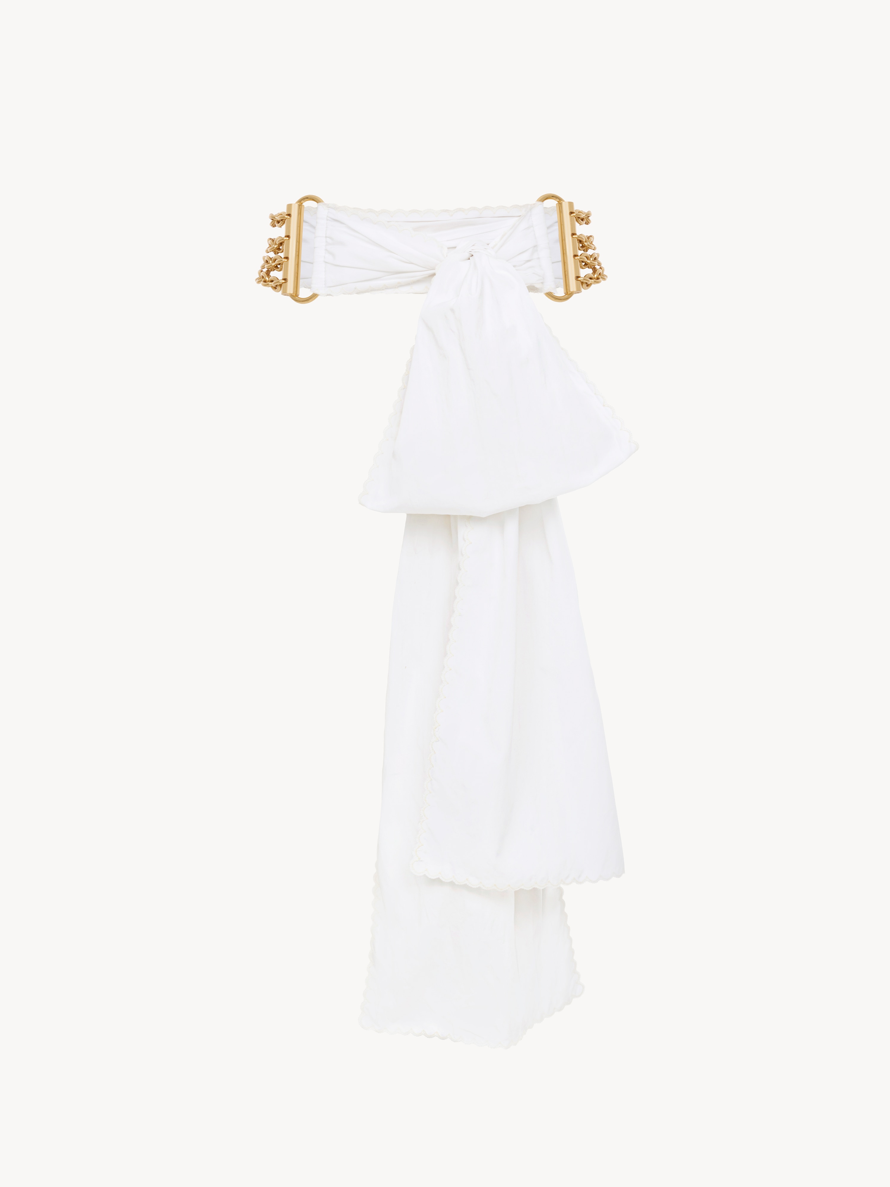 Long ruffled dress in cotton voile - NaN