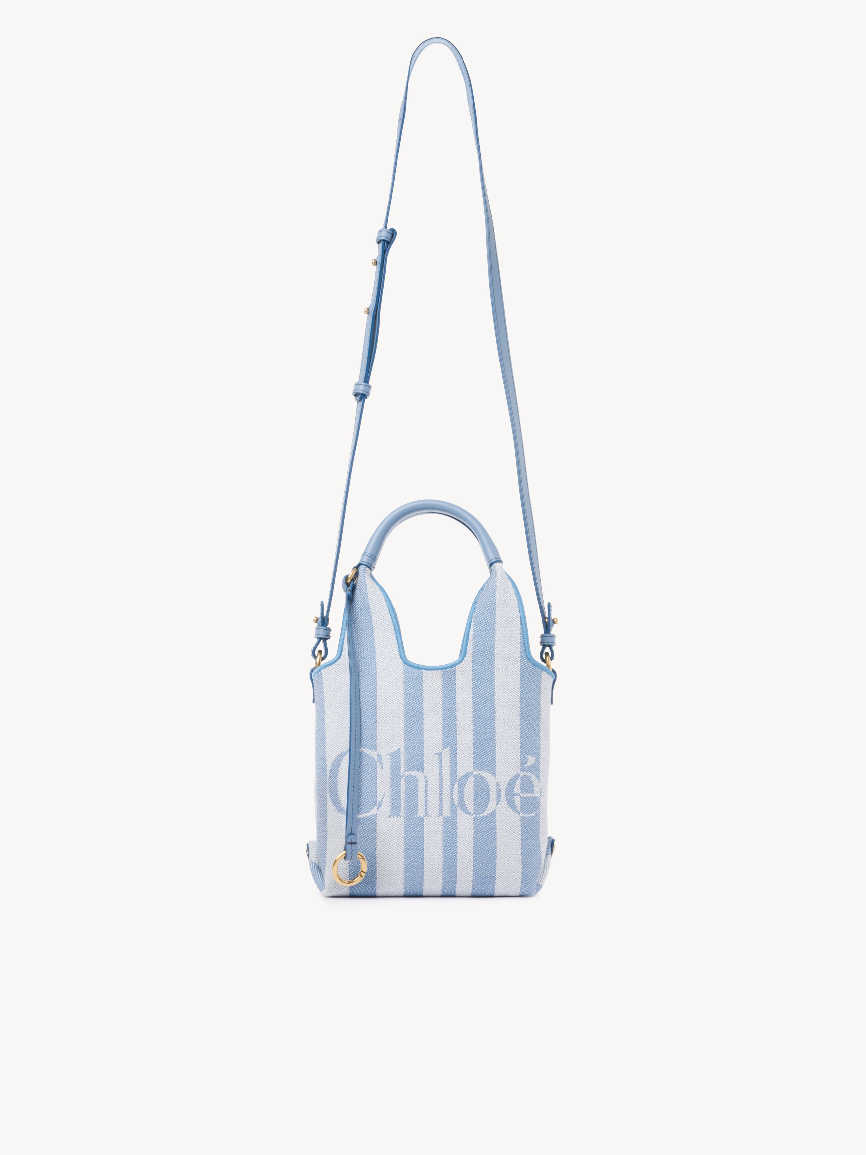 Chlo&eacute; Stripy east-west tote bag in jacquard - NaN
