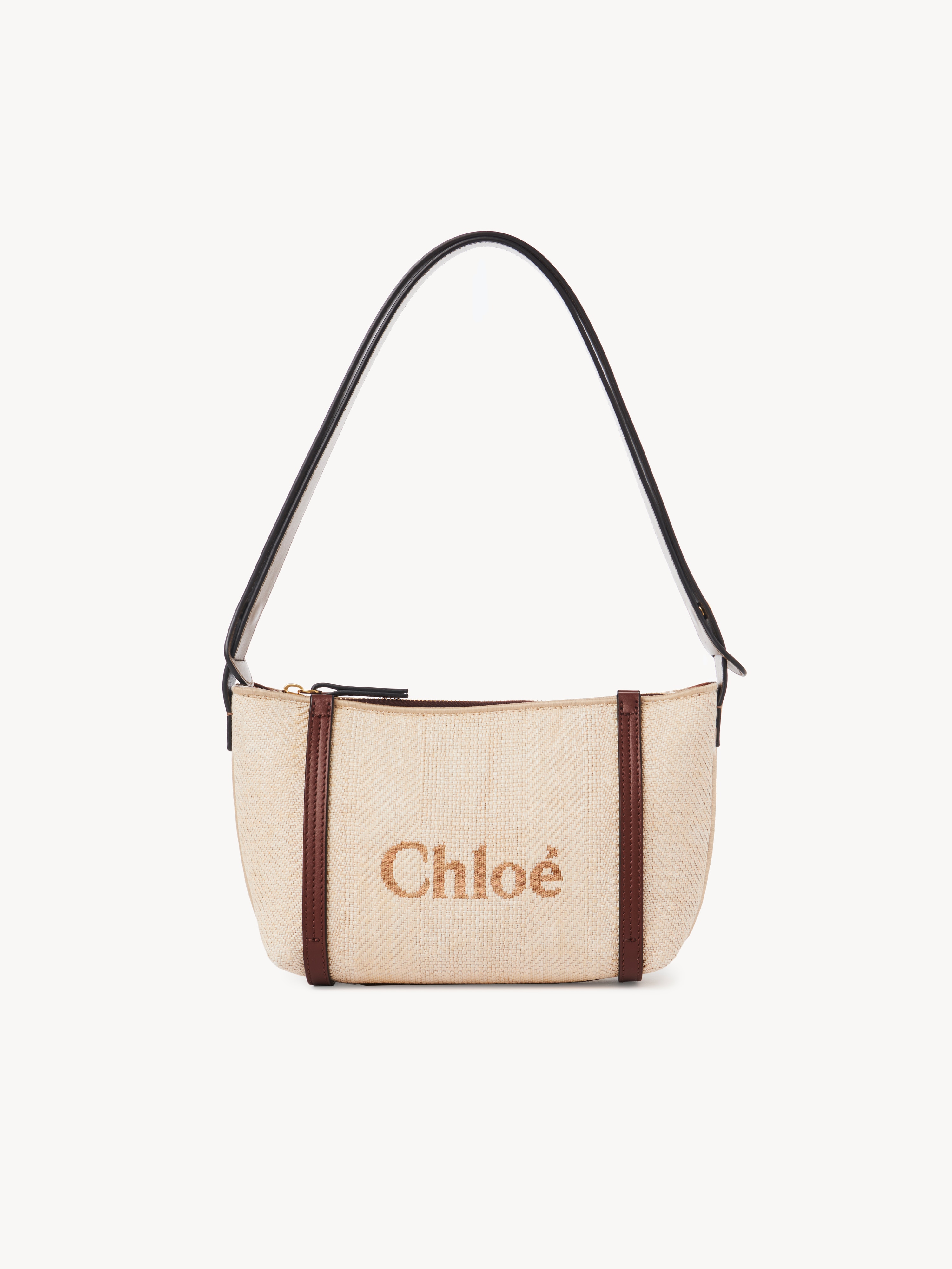 Small Chlo&eacute; Carry tote bag in raffia-effect fibres - NaN