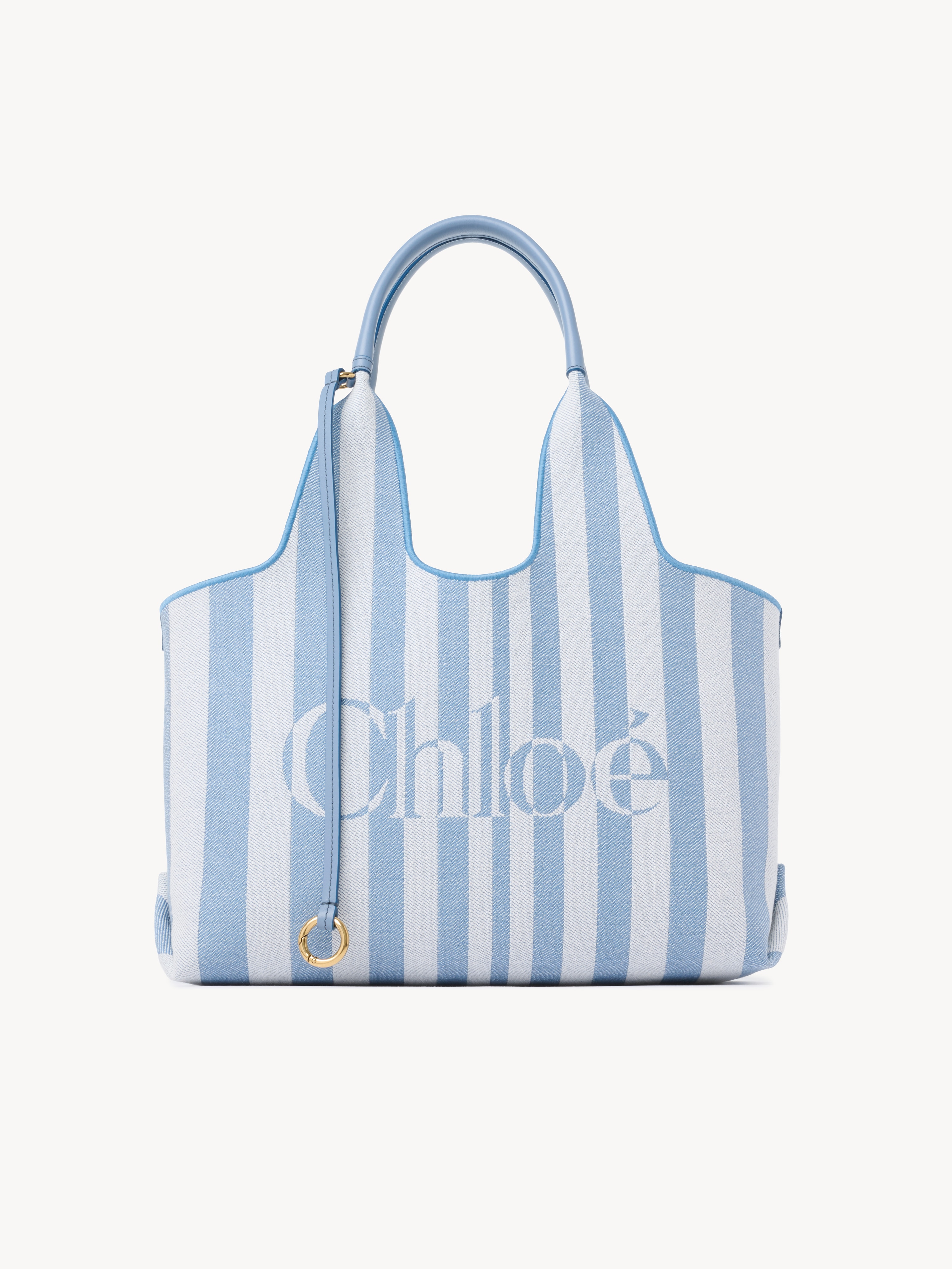 Mini Chlo&eacute; Stripy tote bag in jacquard - NaN