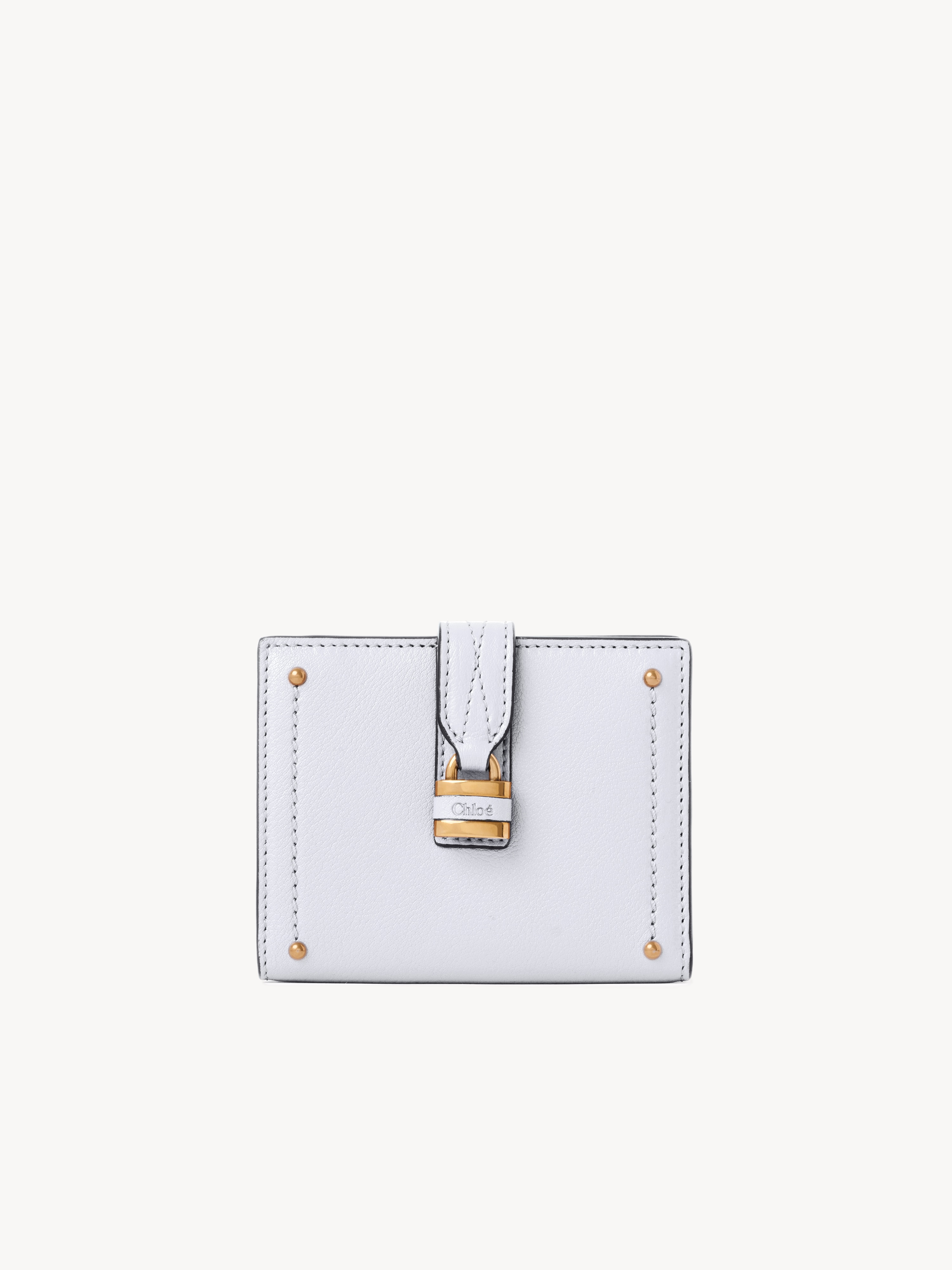 Small Paddington purse with card slots in grained leather - NaN