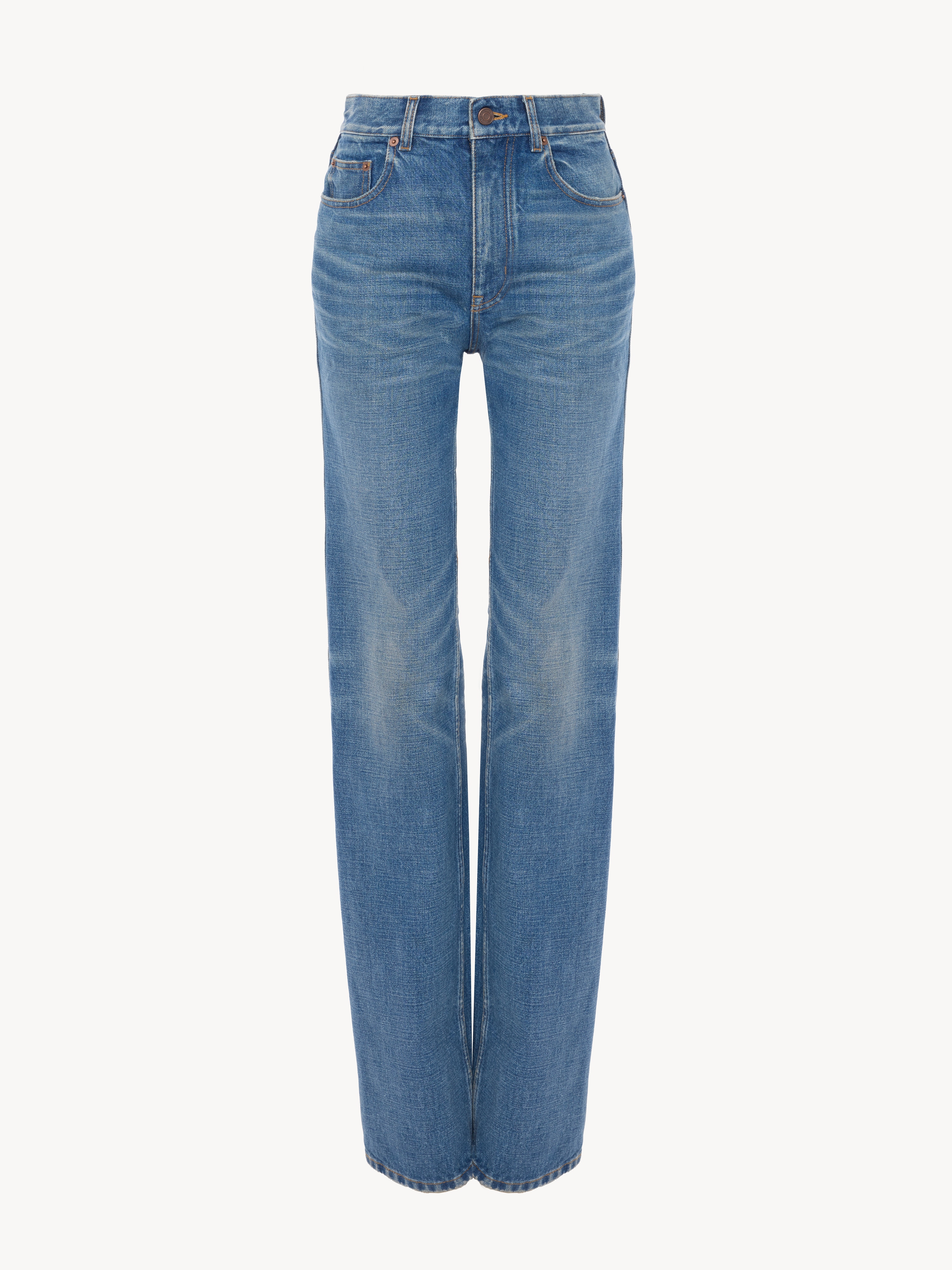 Crew-neck gathered top in silk jacquard - NaN
