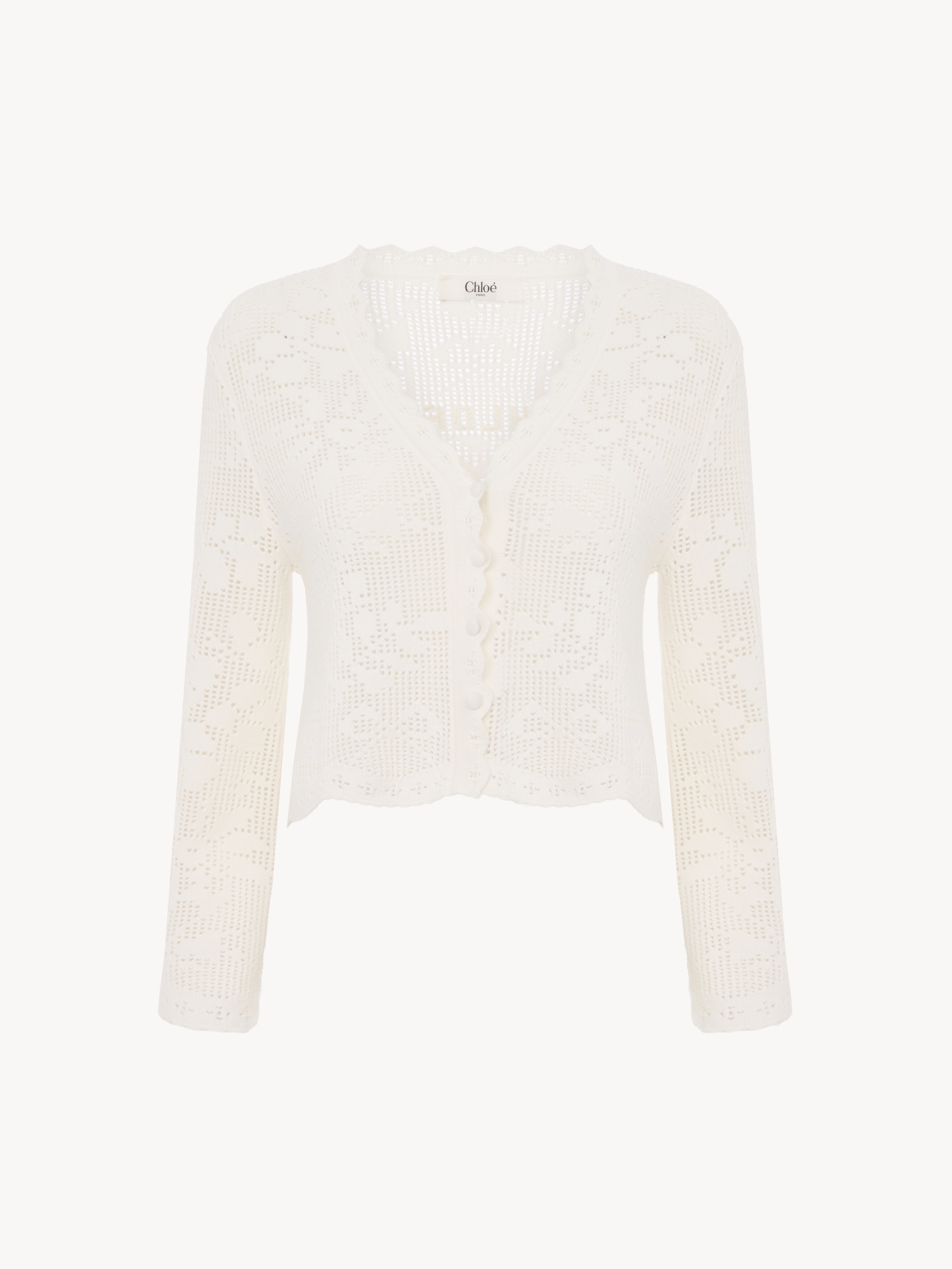 Thin-strap cropped top in a cotton knit - NaN